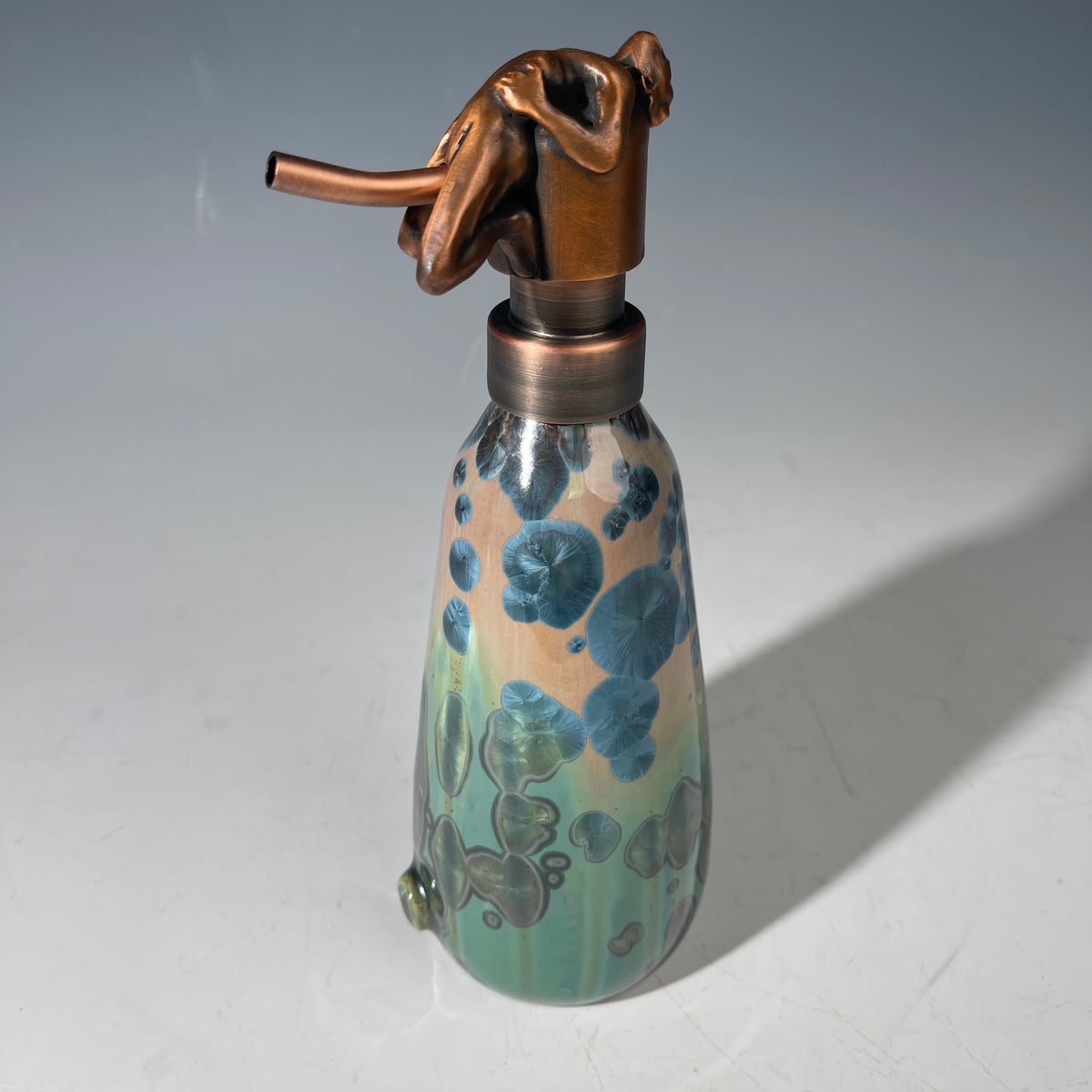 happy man soap pump artwork by Adam and Hong Rubinstein