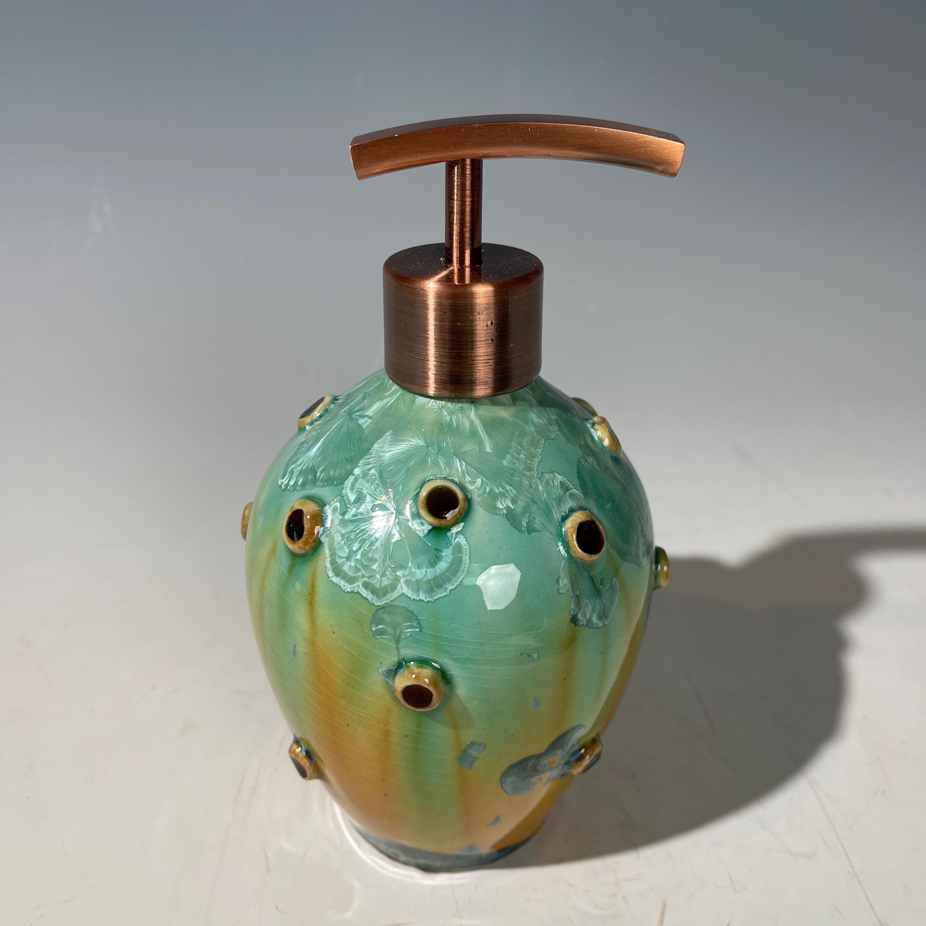 Soap Pump Lotion and Hand Sanitizer Dispenser Unique Handmade Sanitary Ware