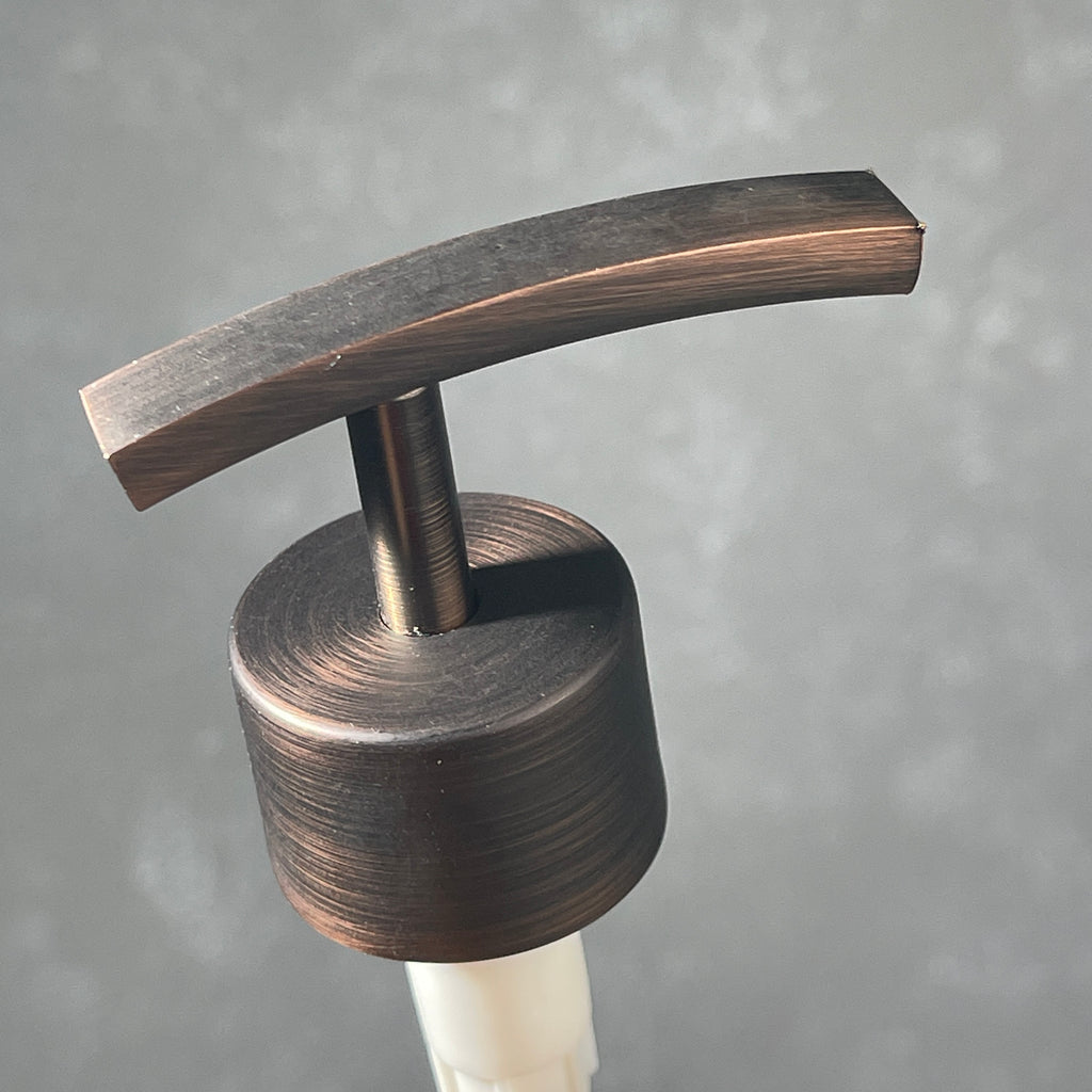 Soap dispenser top broze finish rainbow model