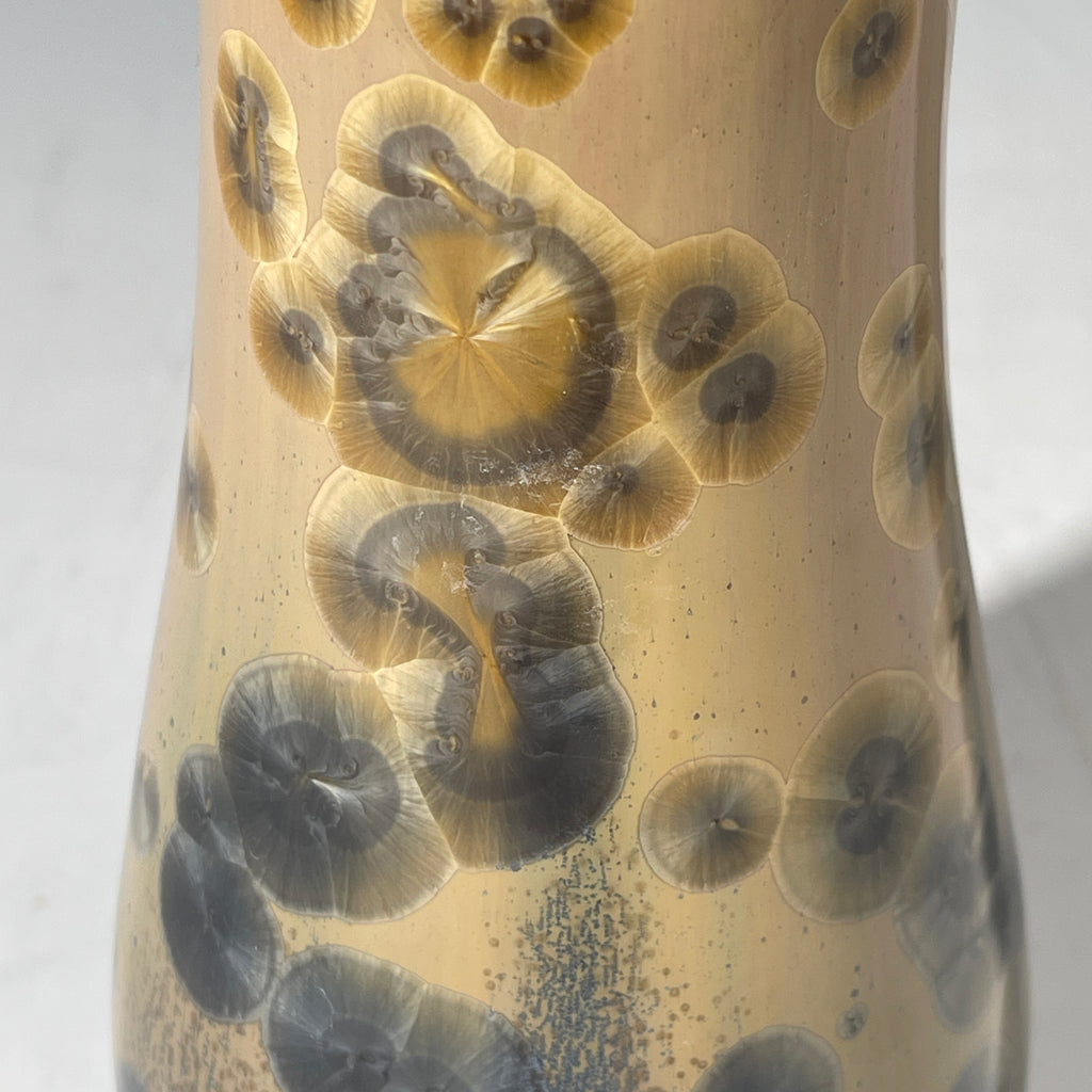 Soap Pump, Lotion and hand soap dispenser, tall, wheat to safflower honey gold to charcoal