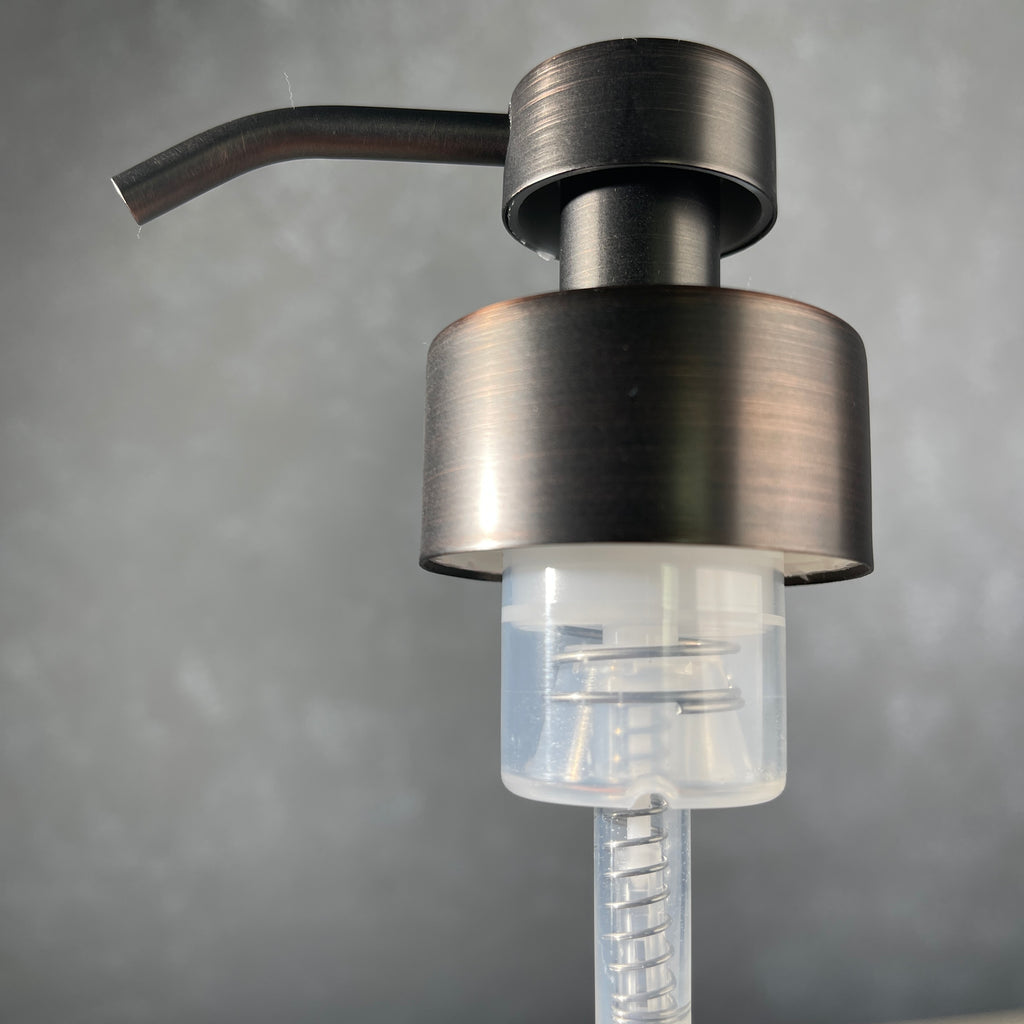 big bronze finish foaming soap dispenser