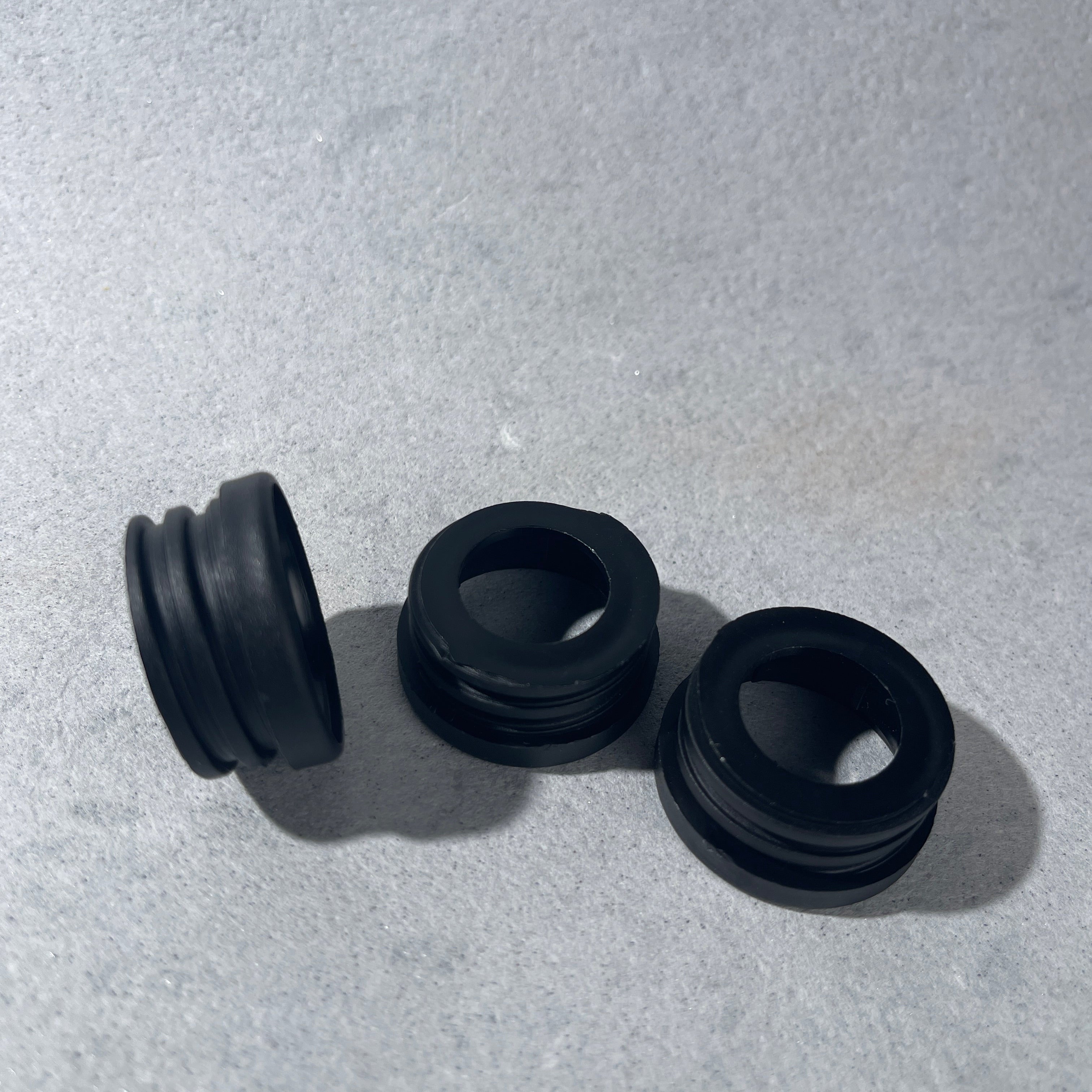 glue down collar threads for attachment of soap pumps