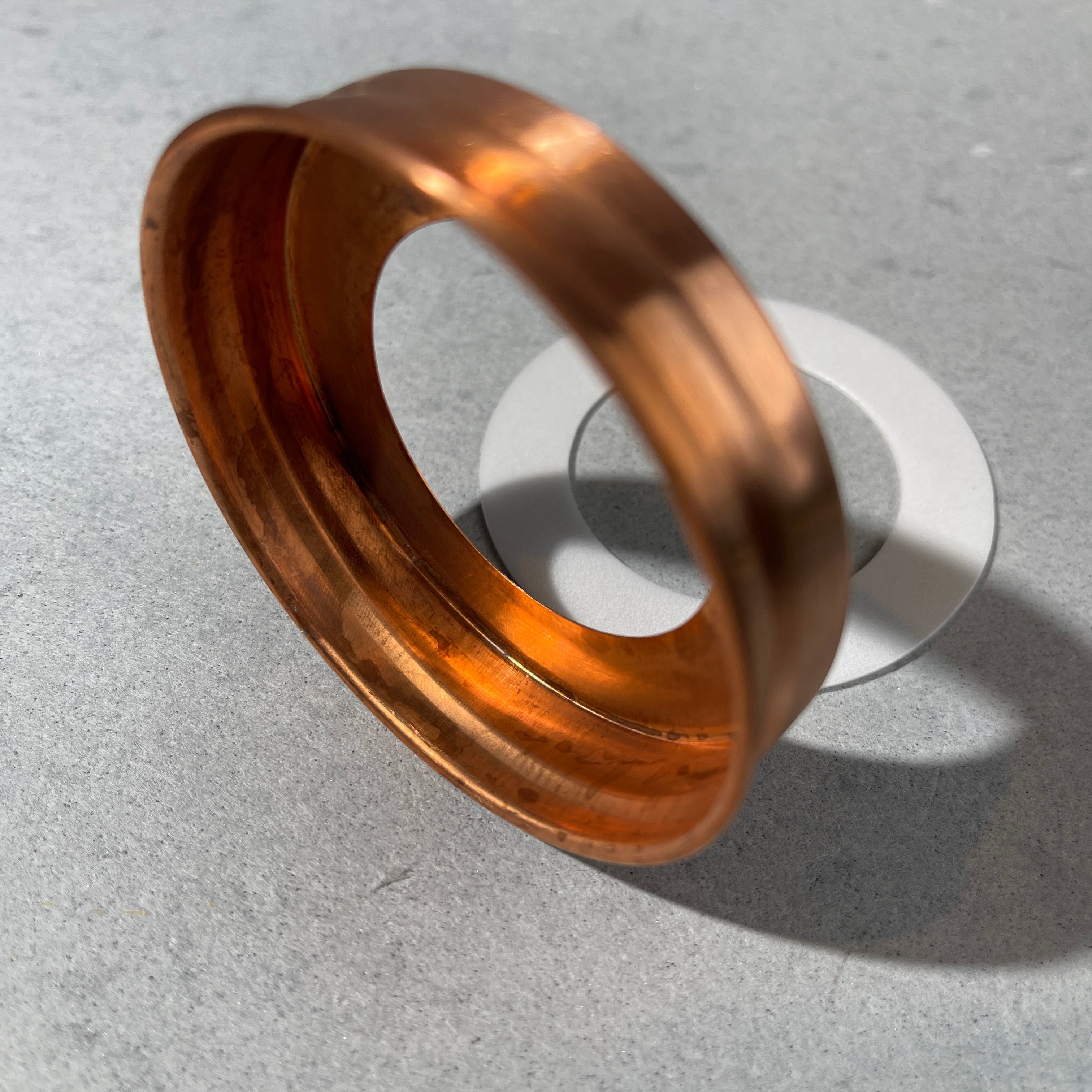 solid copper mason jar lid - lid band with foam collar size hole