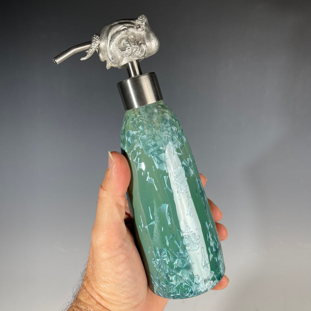 Octopus Soap Pump, Lotion and or Hand Sanitizer Pump Ocean bath, Crystal Sea Fade