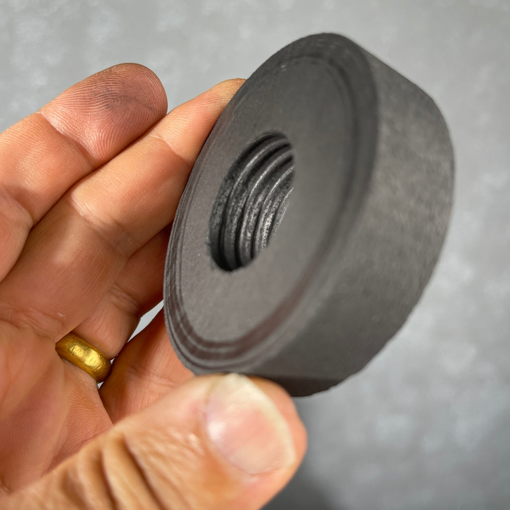 graphite thread mold tool for hot glass