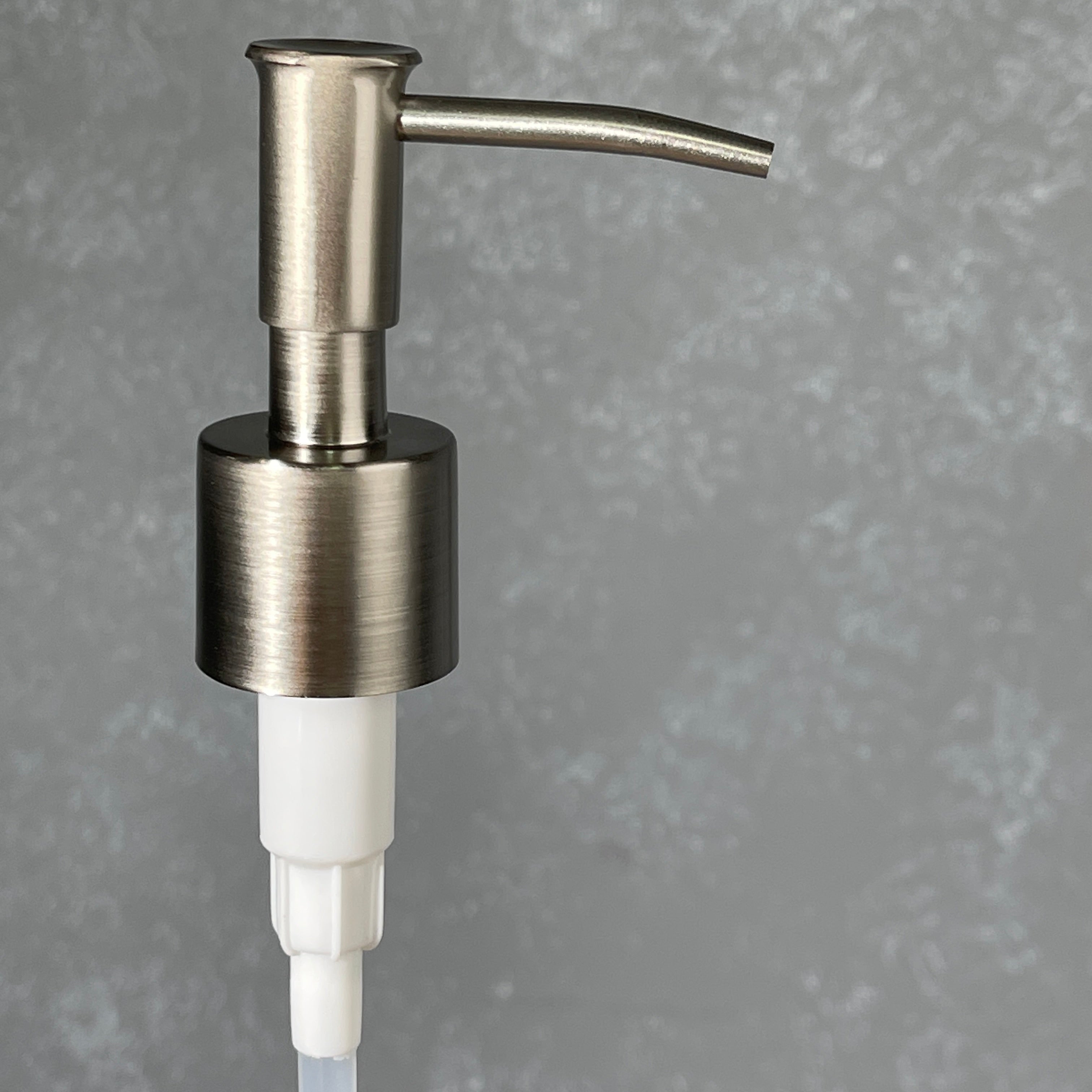 skinny head stainless metal soap pump top 24-410 size 2cc dispenser