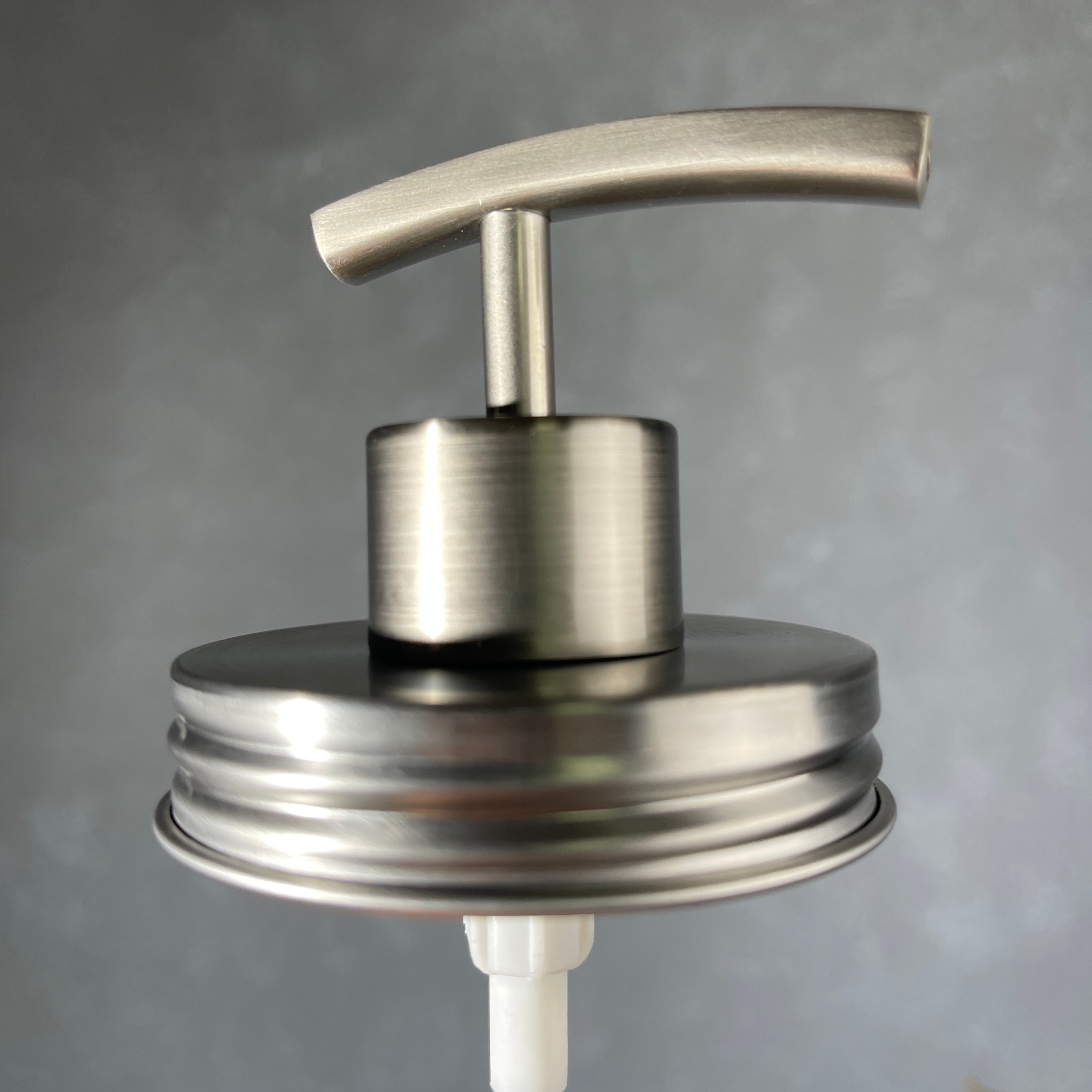 modern rainbow style stainless mason jar soap pump conversion kit