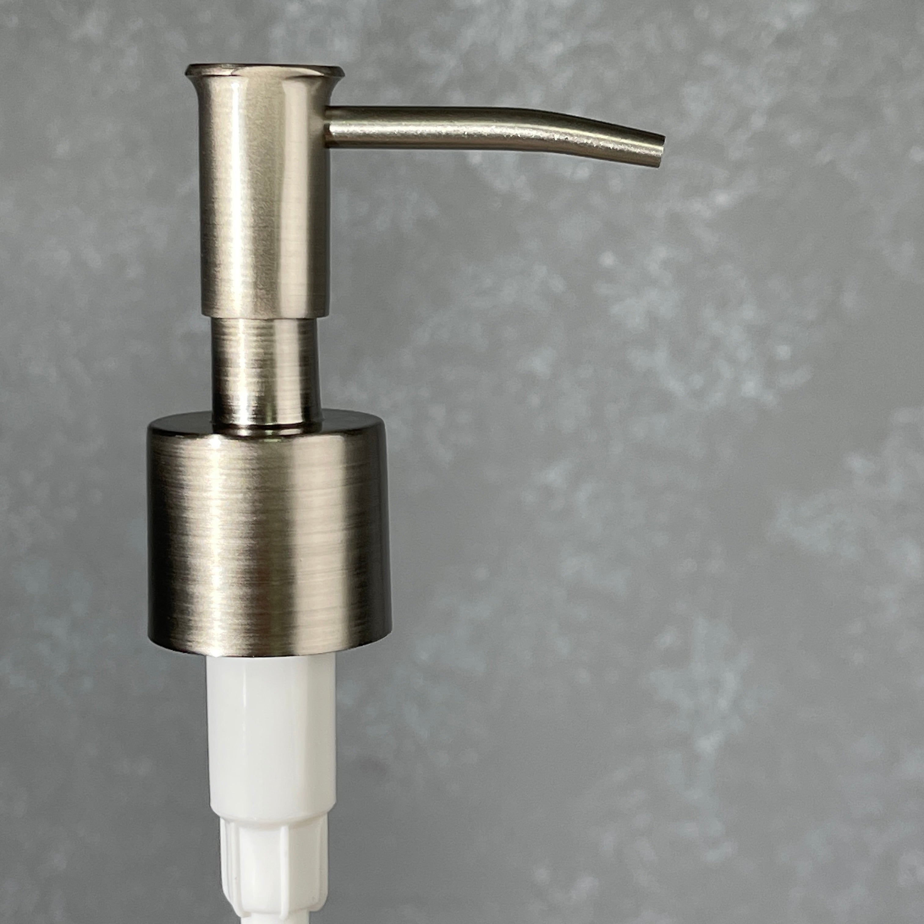 skinny head stainless metal soap pump top 24-410 size 2cc dispenser