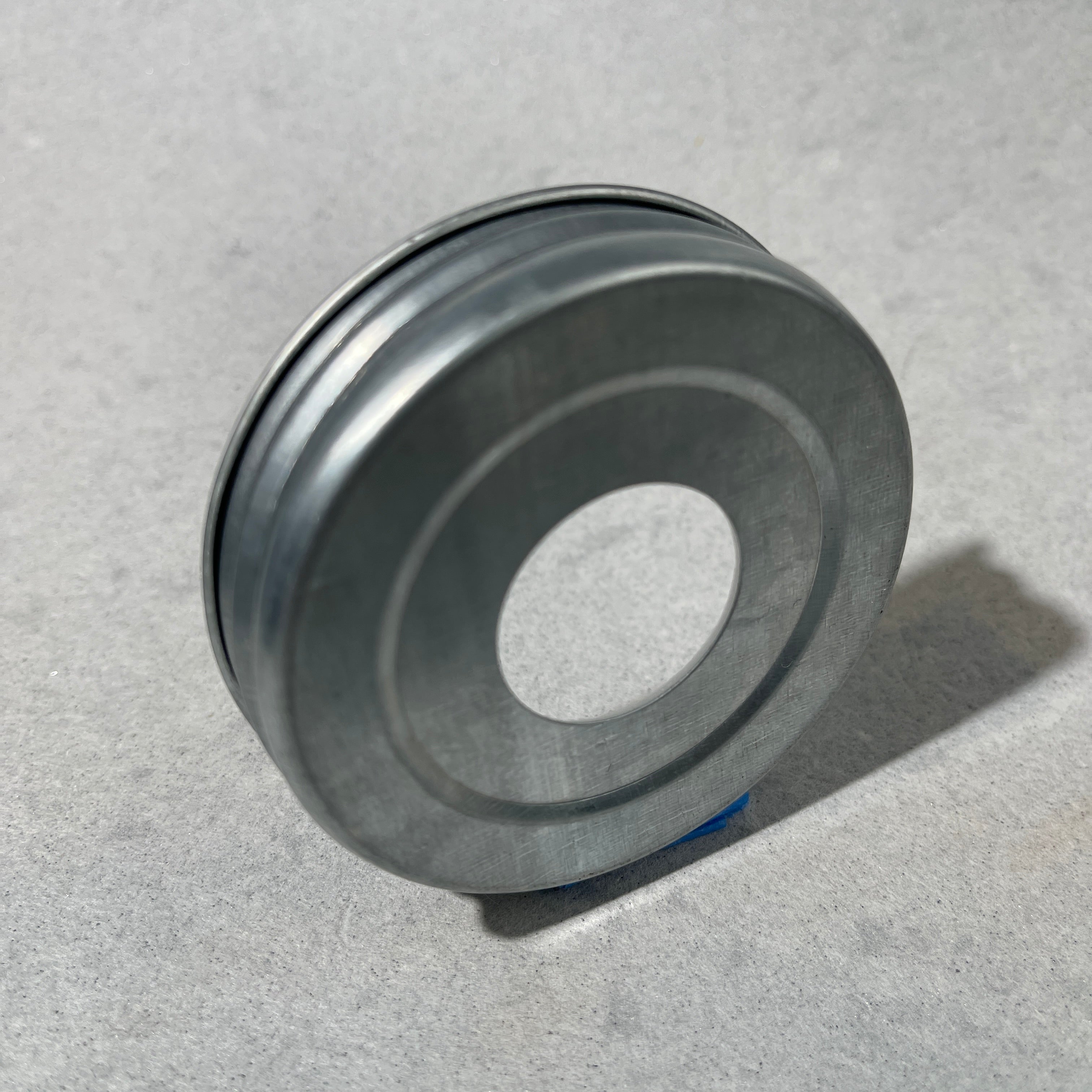 galvanized  soap pump adapter lid for regular mouth mason jars with poly liner