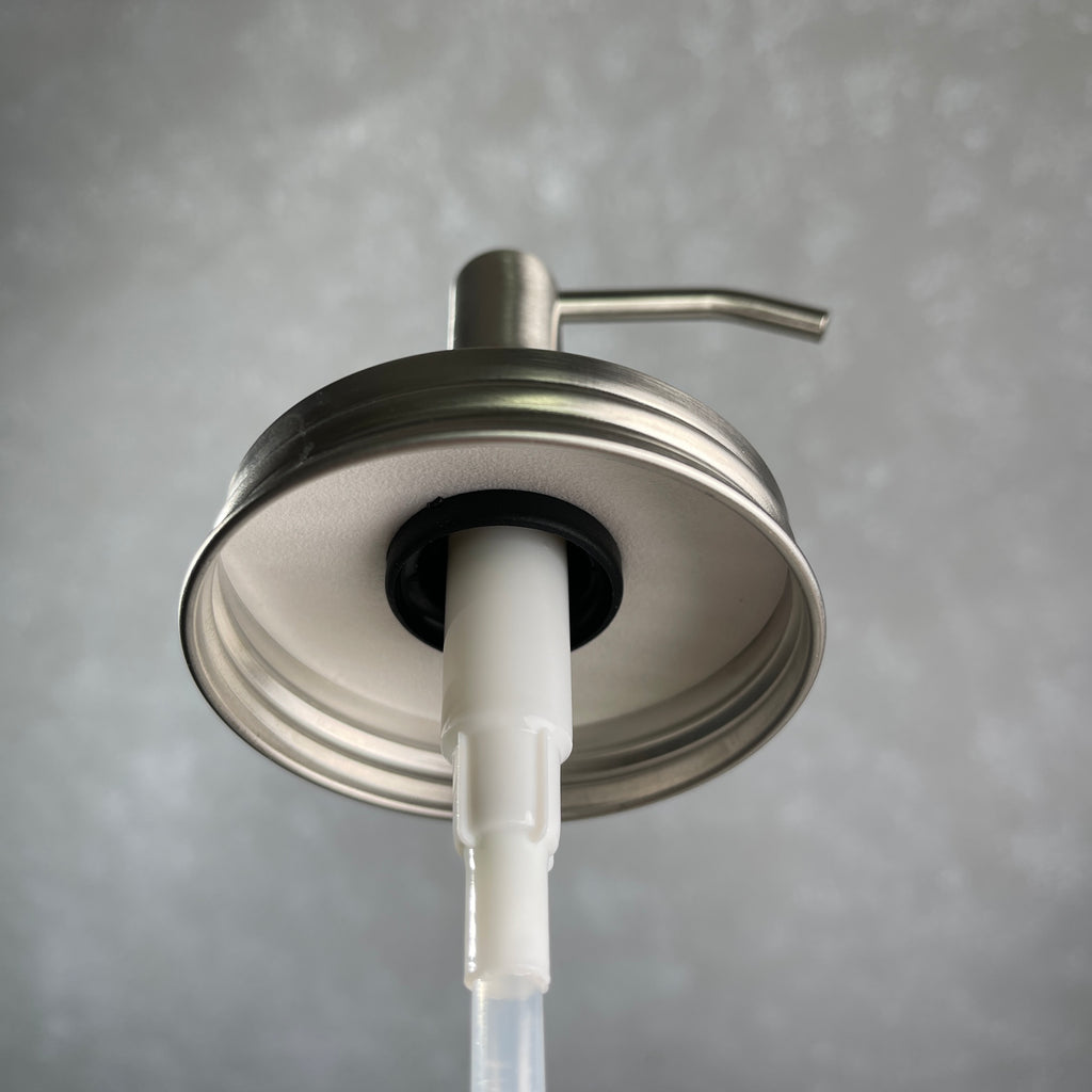mason jar soap pump kit stainless steel slim and sleek stainless steel soap pump