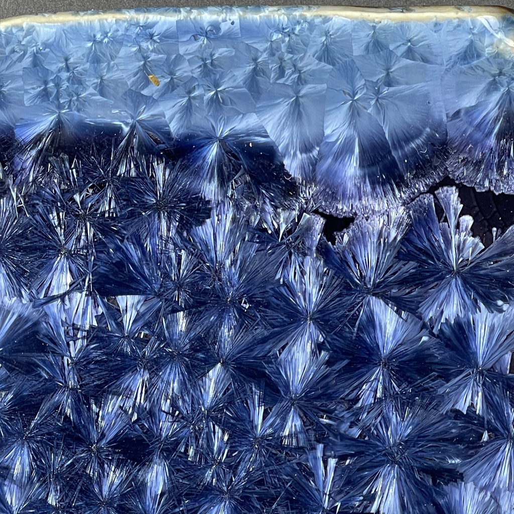 Purple macro-crystalline  rectangular tray by Hong Rubinstein