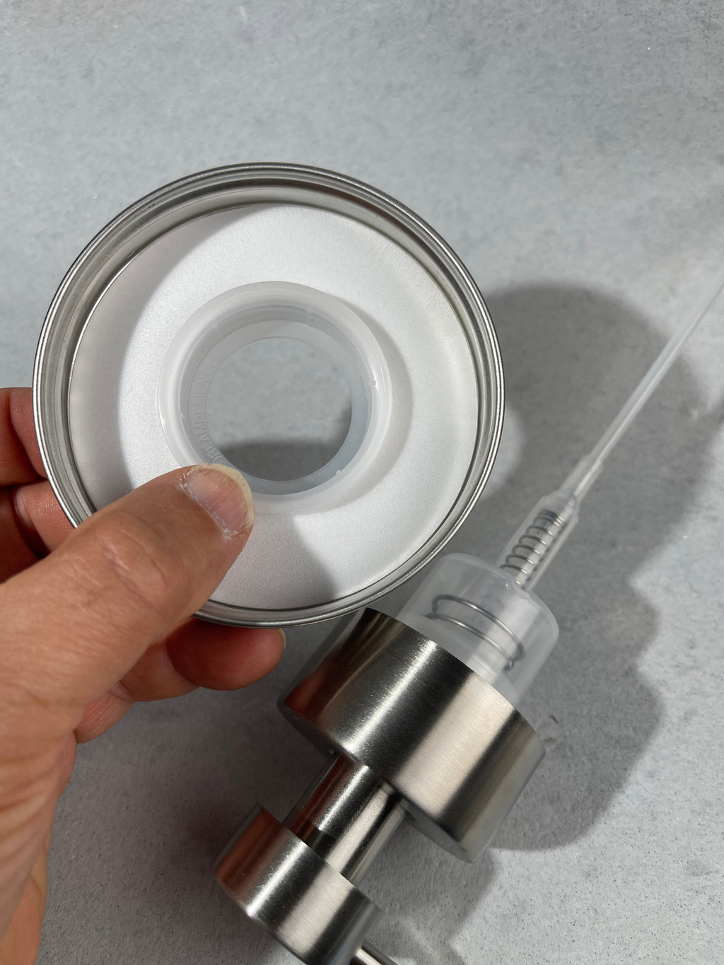 wide mouth mason jar foaming soap pump kit stainless steel