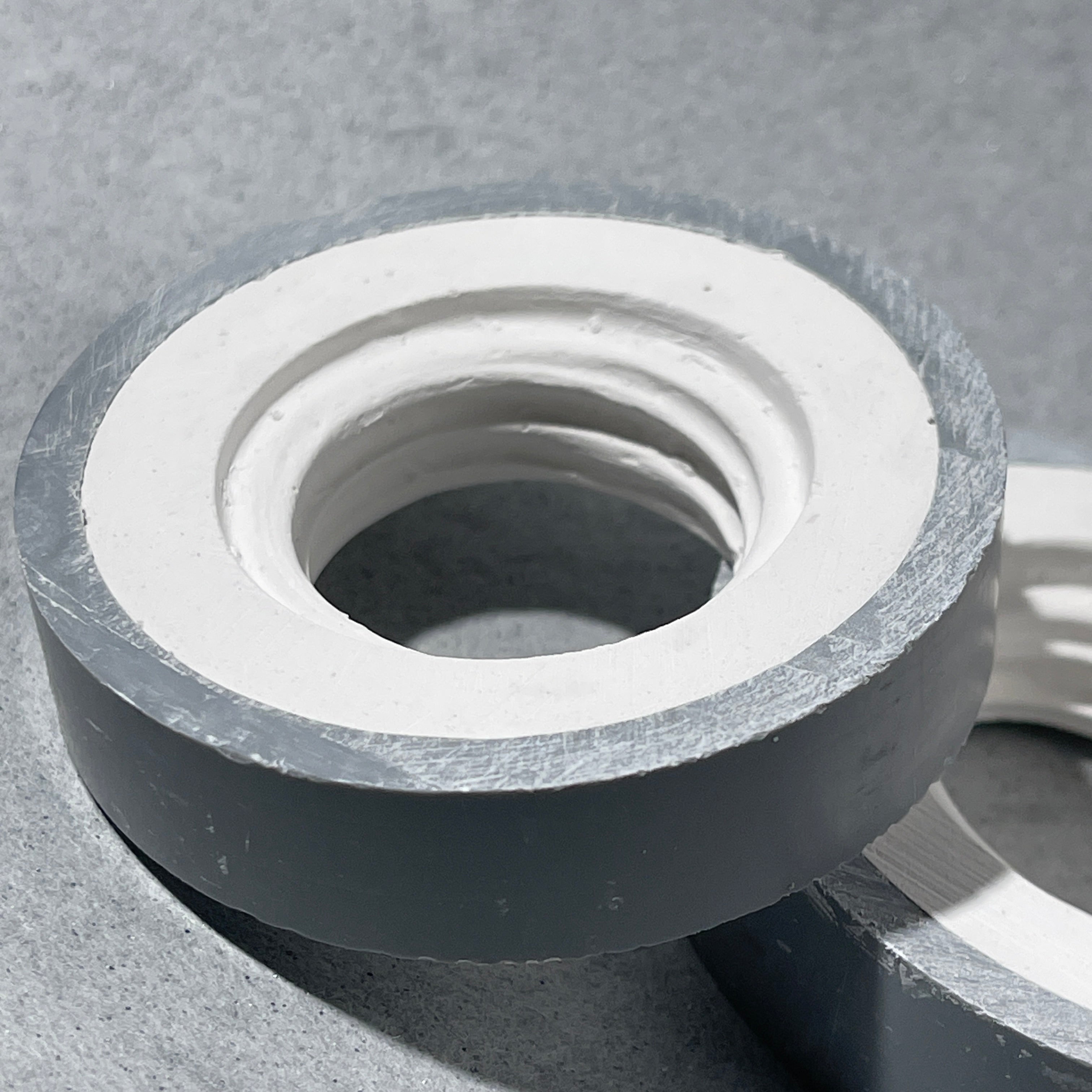 thread mold grey for making bottle threads in  lower shrinkage clay