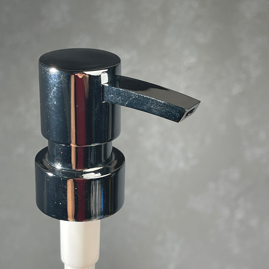 chrome heavy duty flathead soap pump top