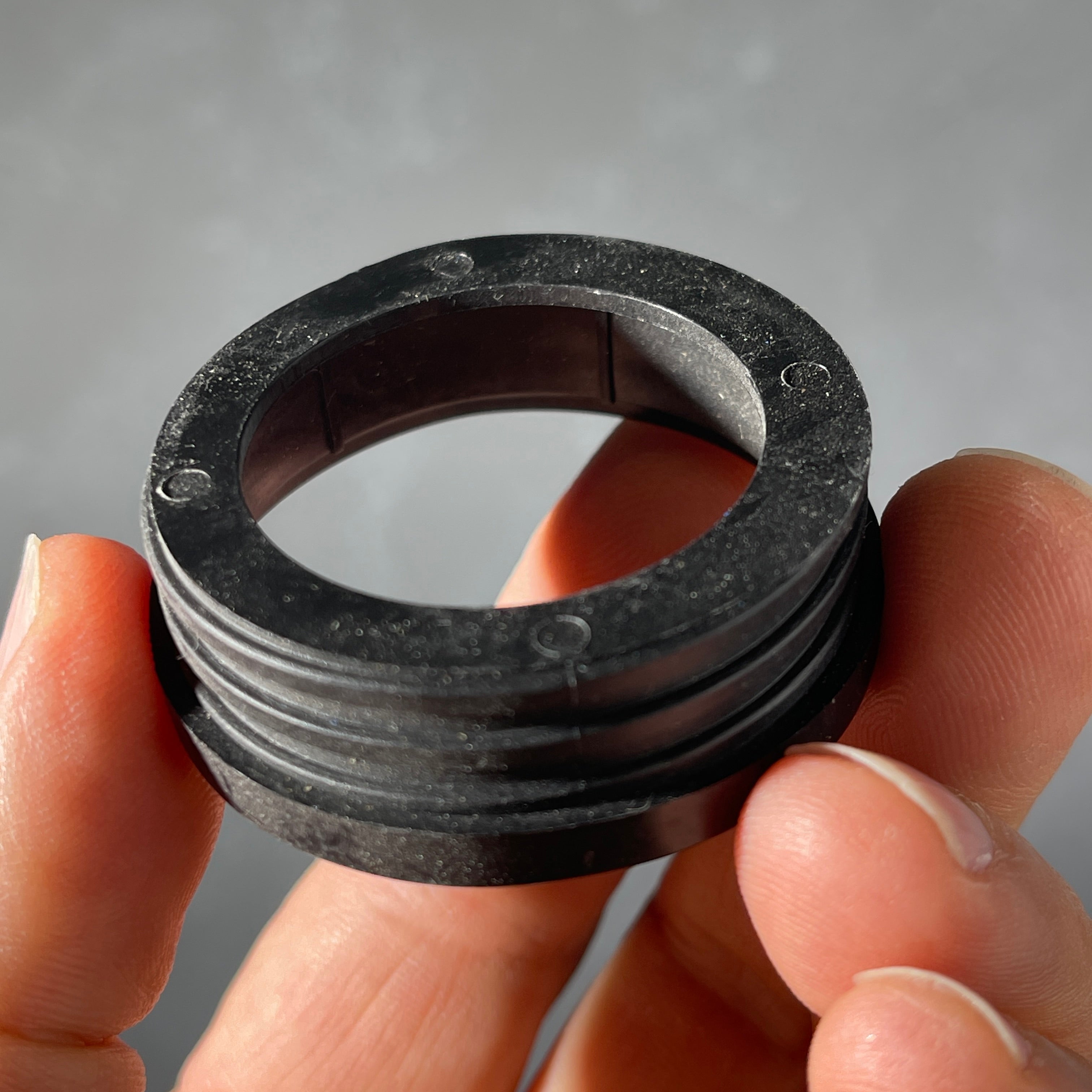  black collar thread ring for foam soap pumps