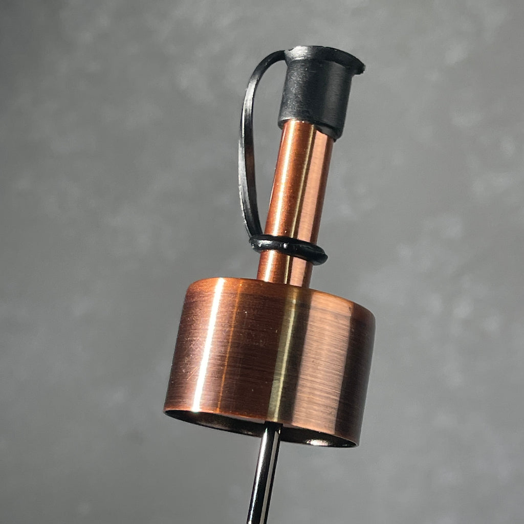 copper finish pour spout fits 28/400 threads