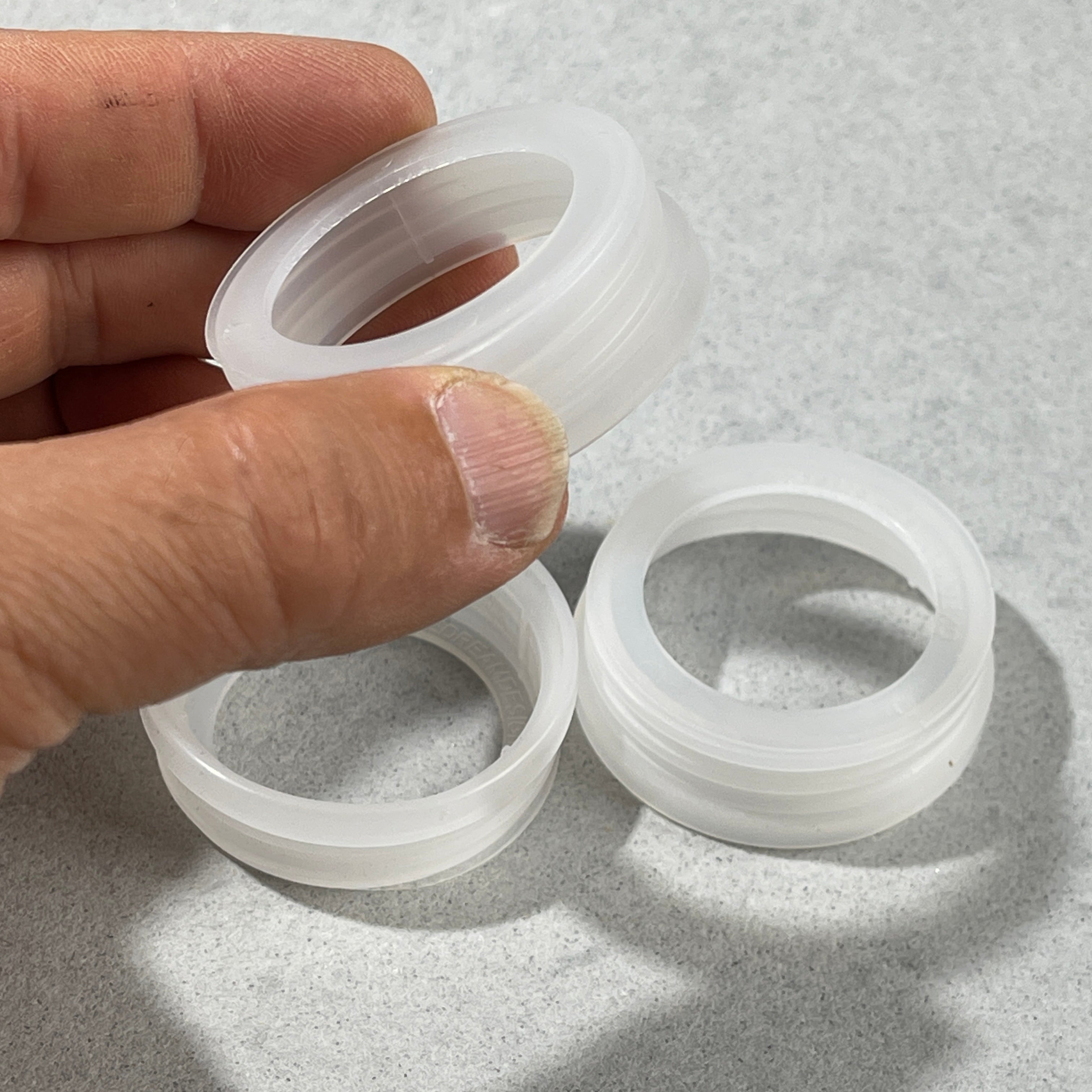 clear collar thread rings for big foamer pumps onedreamdesign TM