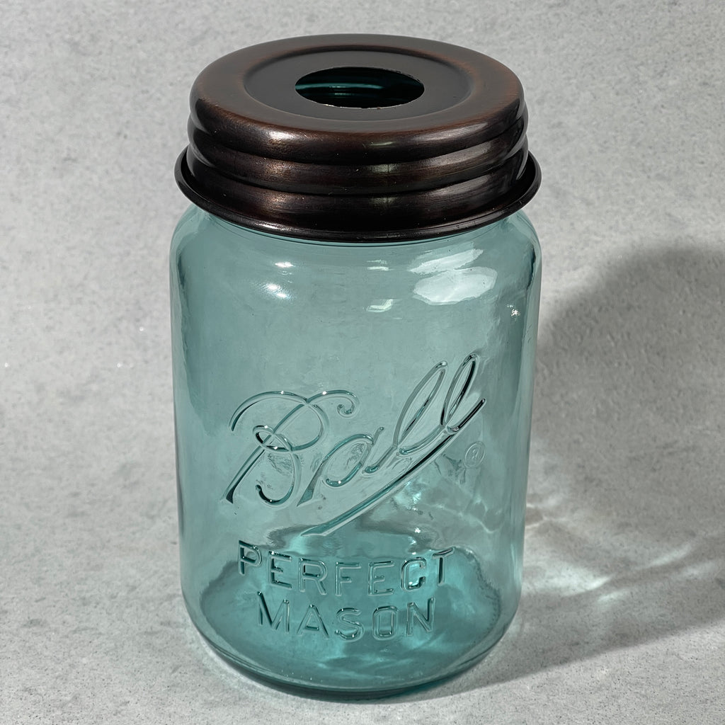 mason jar bronze lid adapter