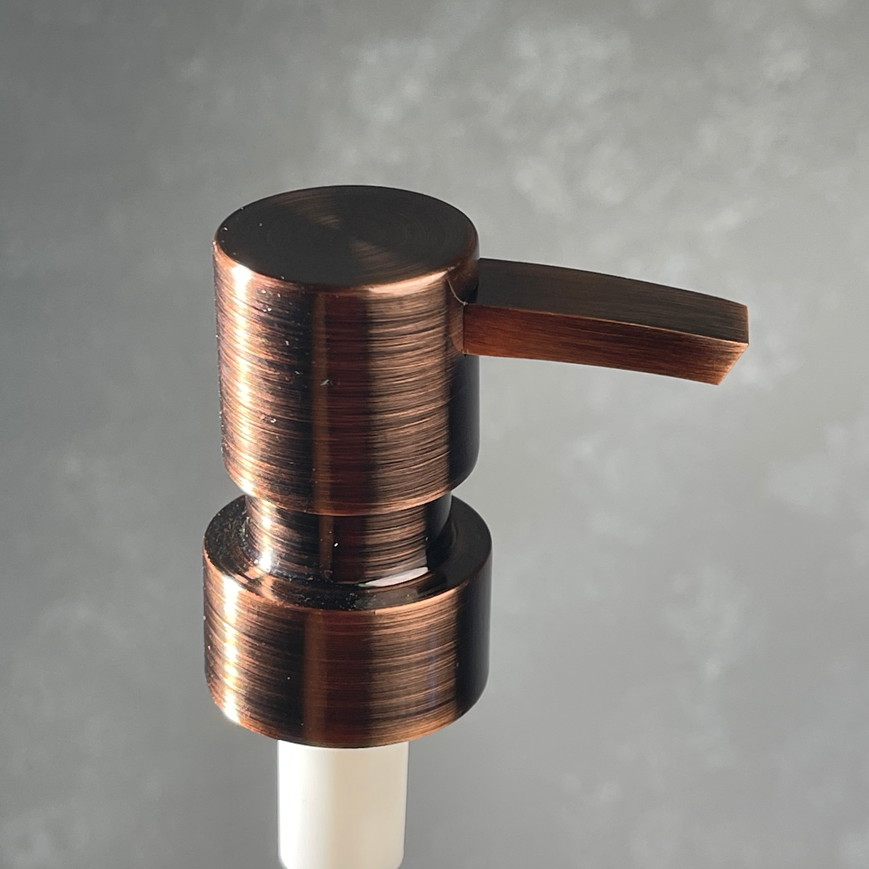 copper heavy duty flat thead soap pump dispenser