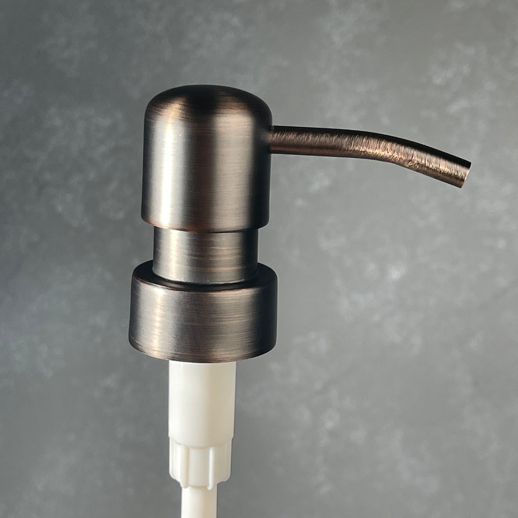 bronze finish soap pump