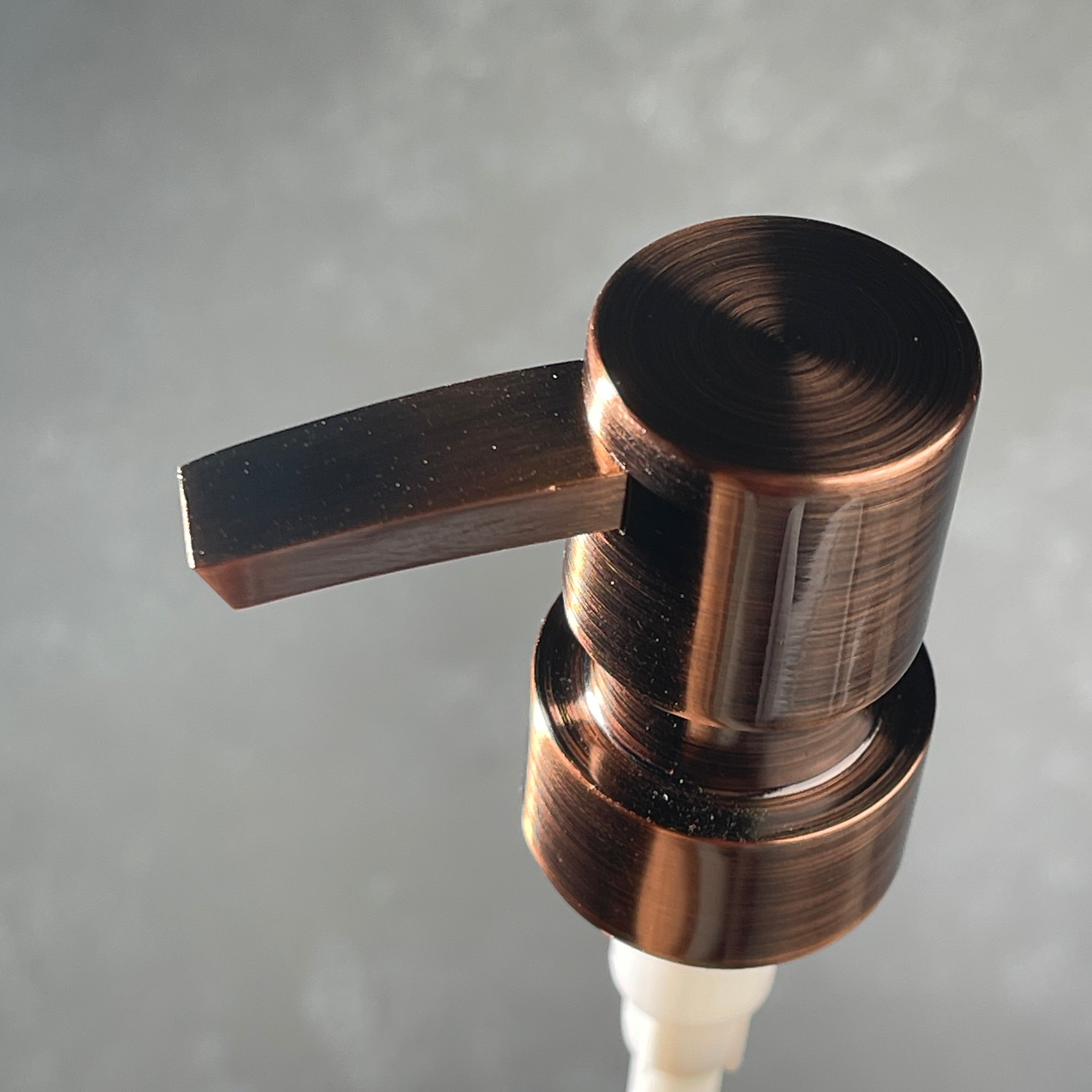 copper heavy duty flat head soap pump dispenser
