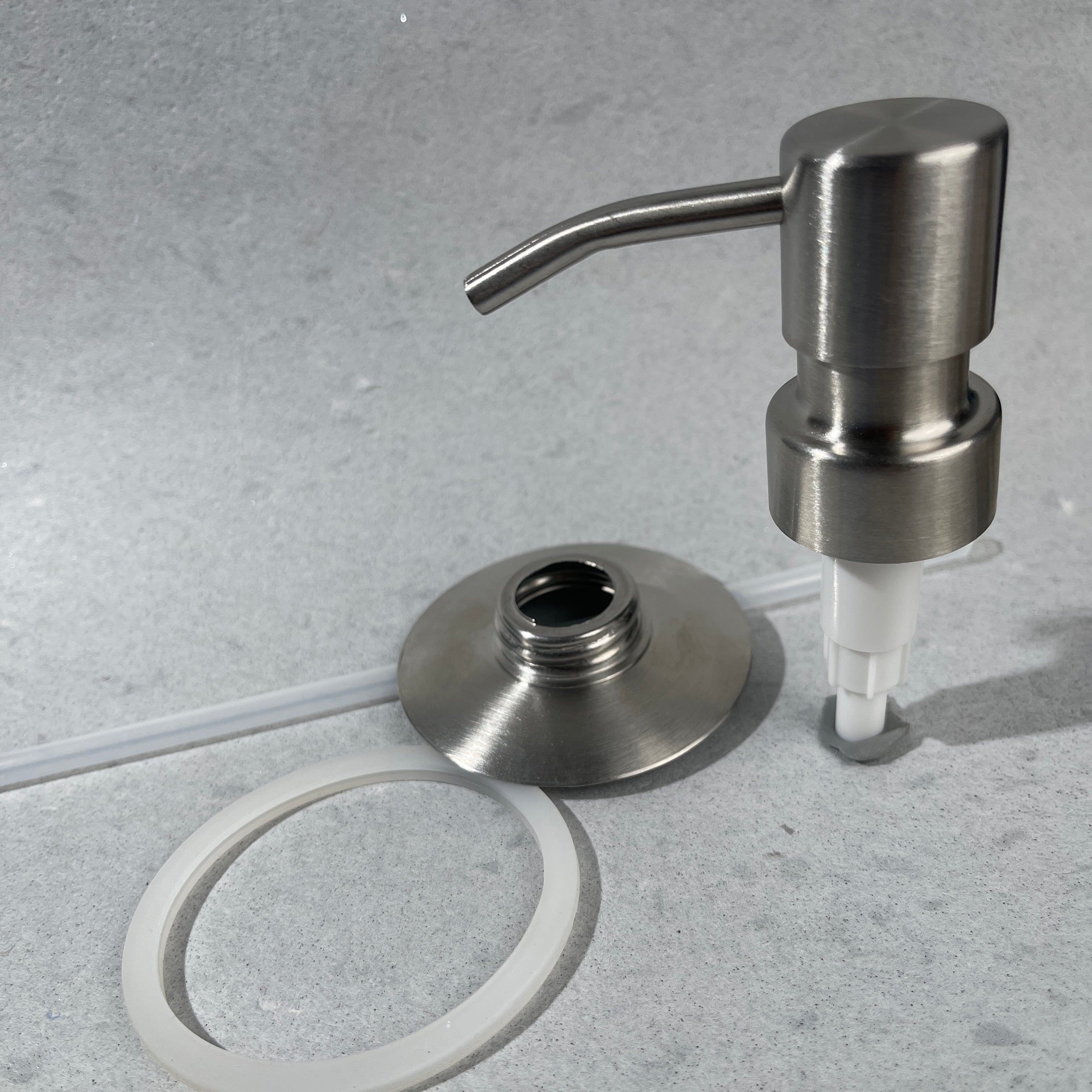 Rust Proof 304 Stainless adaptor kit Ez Pleaser pump silicone seal no lid  band