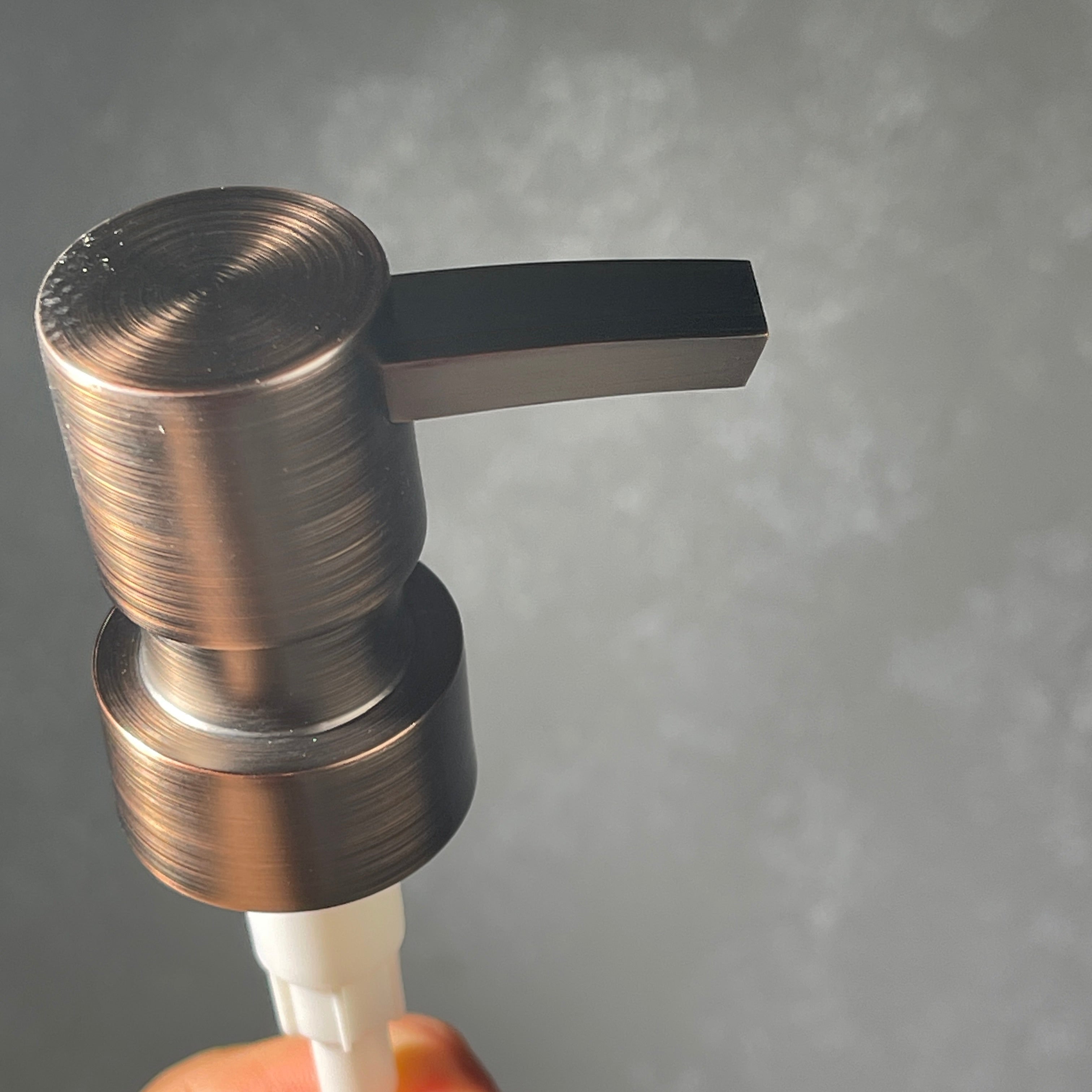 soap pump bronze heavy duty flat head