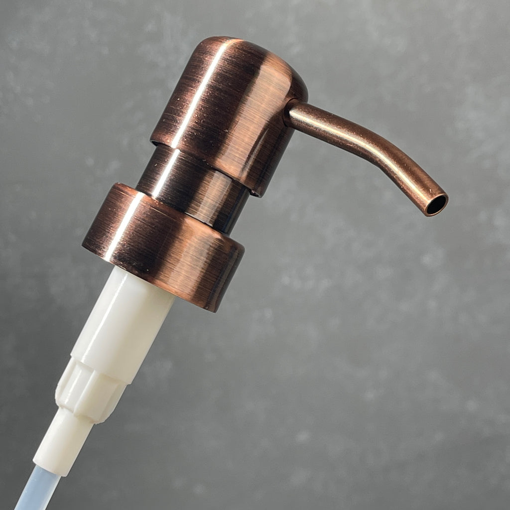 Bird Head - Copper finish soap pump dispenser 2cc