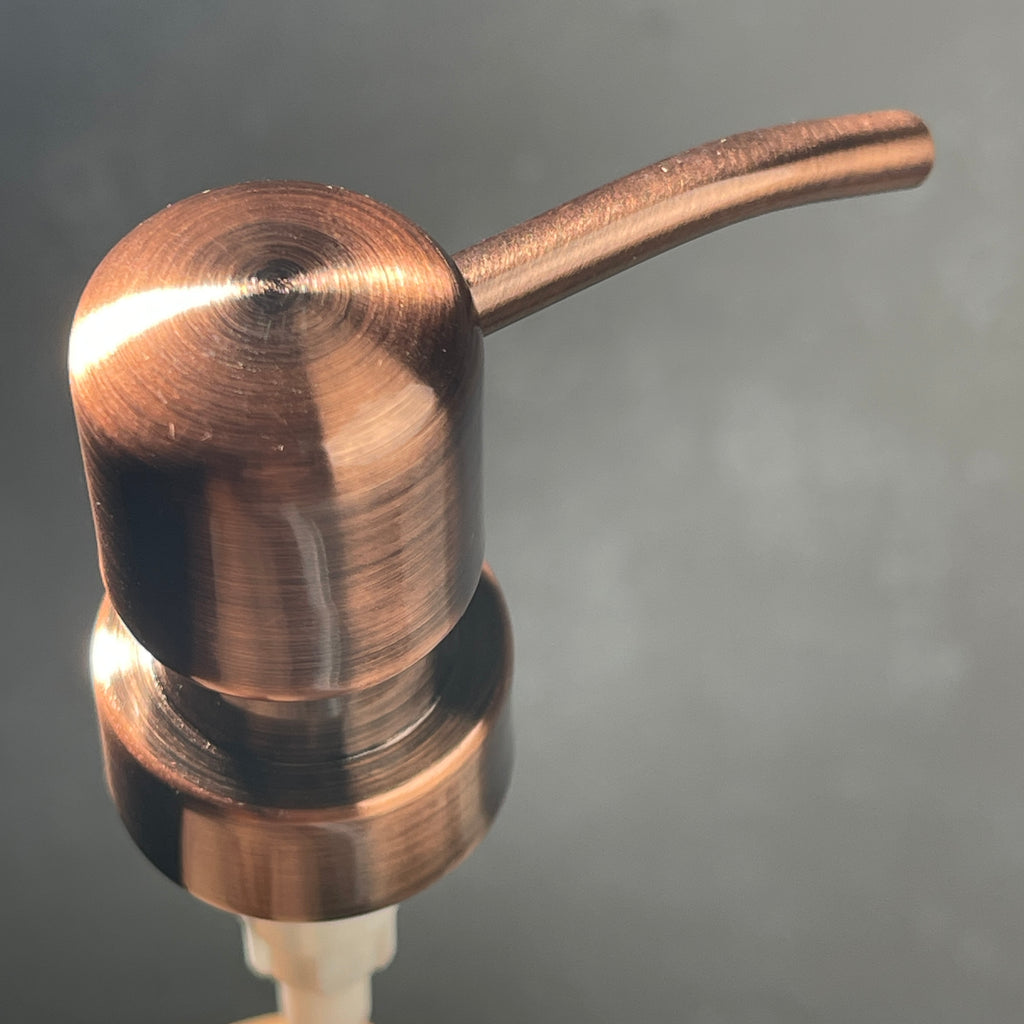 Bird Head - Copper finish soap pump dispenser 2cc