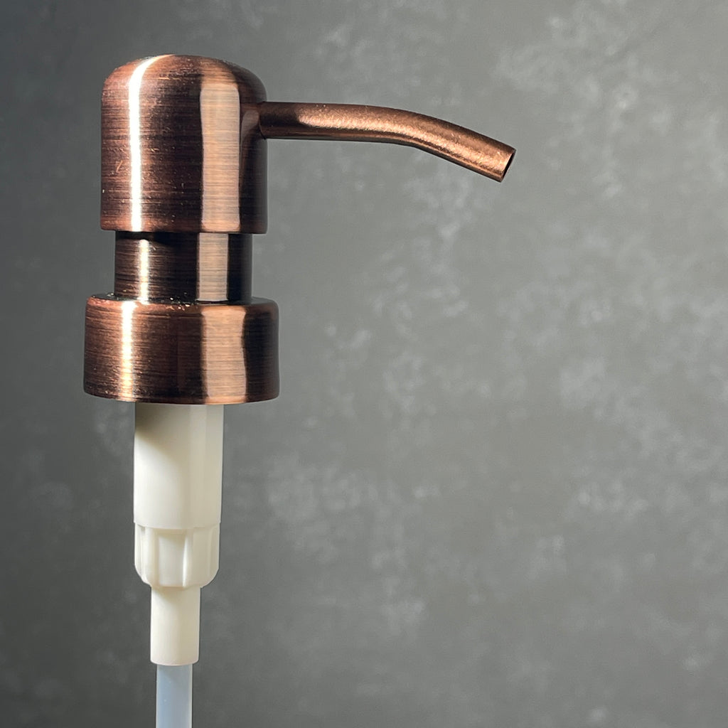 Bird Head - Copper finish soap pump dispenser 2cc