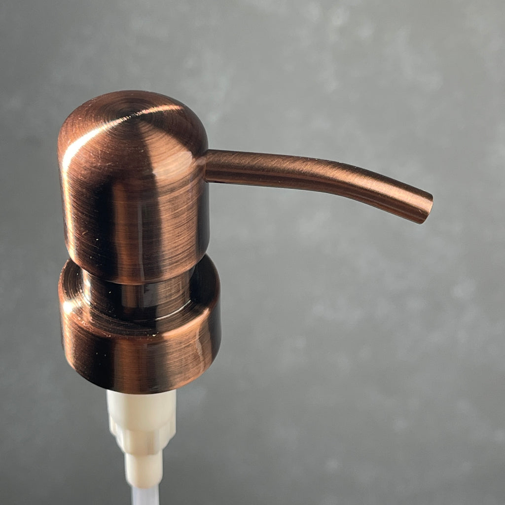 Bird Head - Copper finish soap pump dispenser 2cc