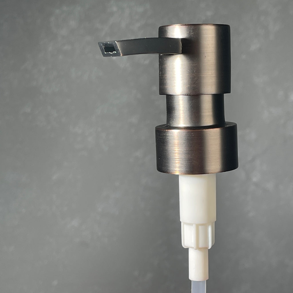 soap pump bronze heavy duty flat head