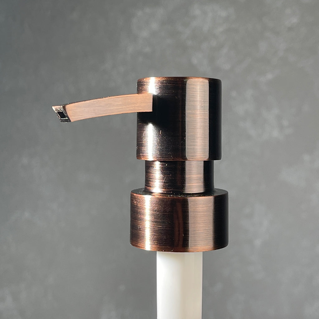copper heavy duty flat head soap pump dispenser
