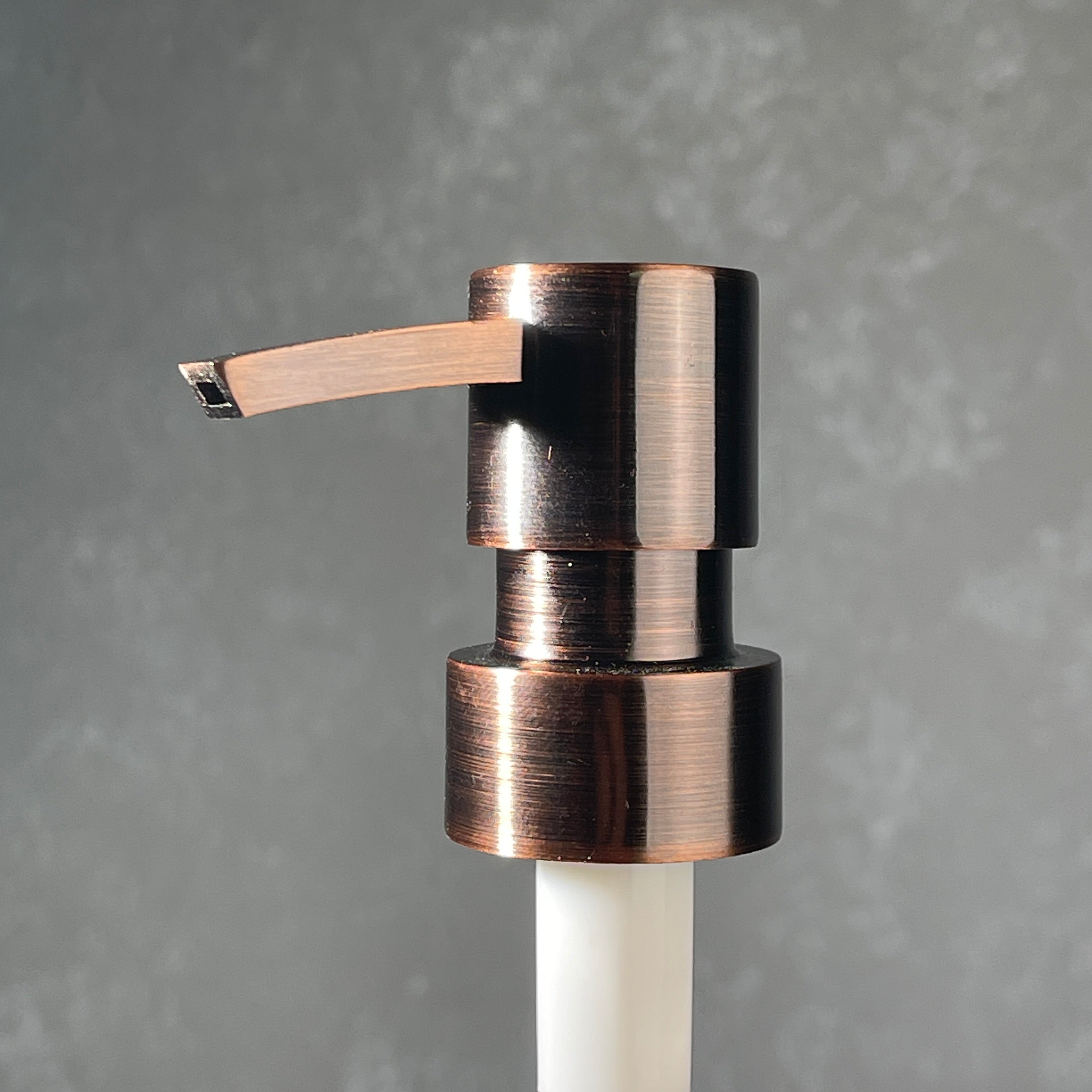 copper heavy duty flat head soap pump dispenser