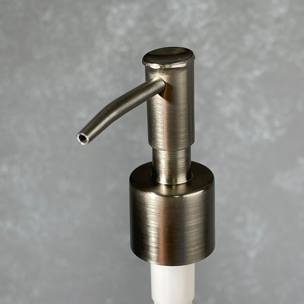 skinny head stainless metal soap pump top 24-410 size 2cc dispenser