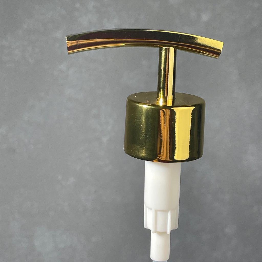gold finish metal soap dispenser pump rainbow 2cc model