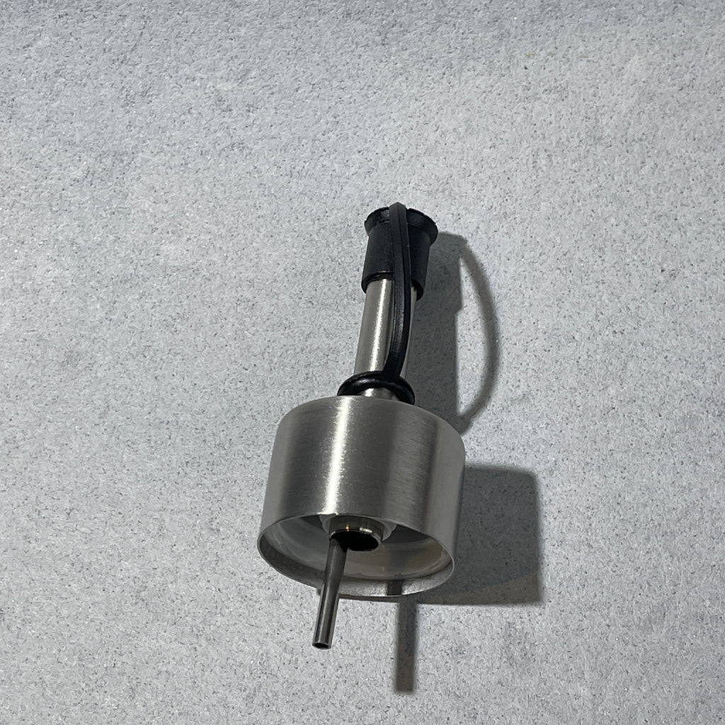 brushed stainless pour spout 28/400 thread size