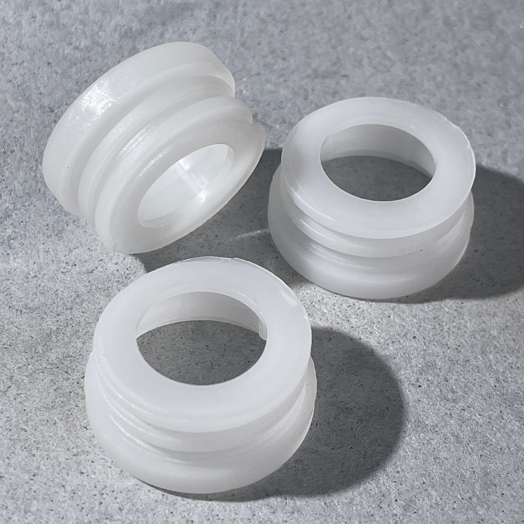 collar thread rings glue down for dispensers with no threads