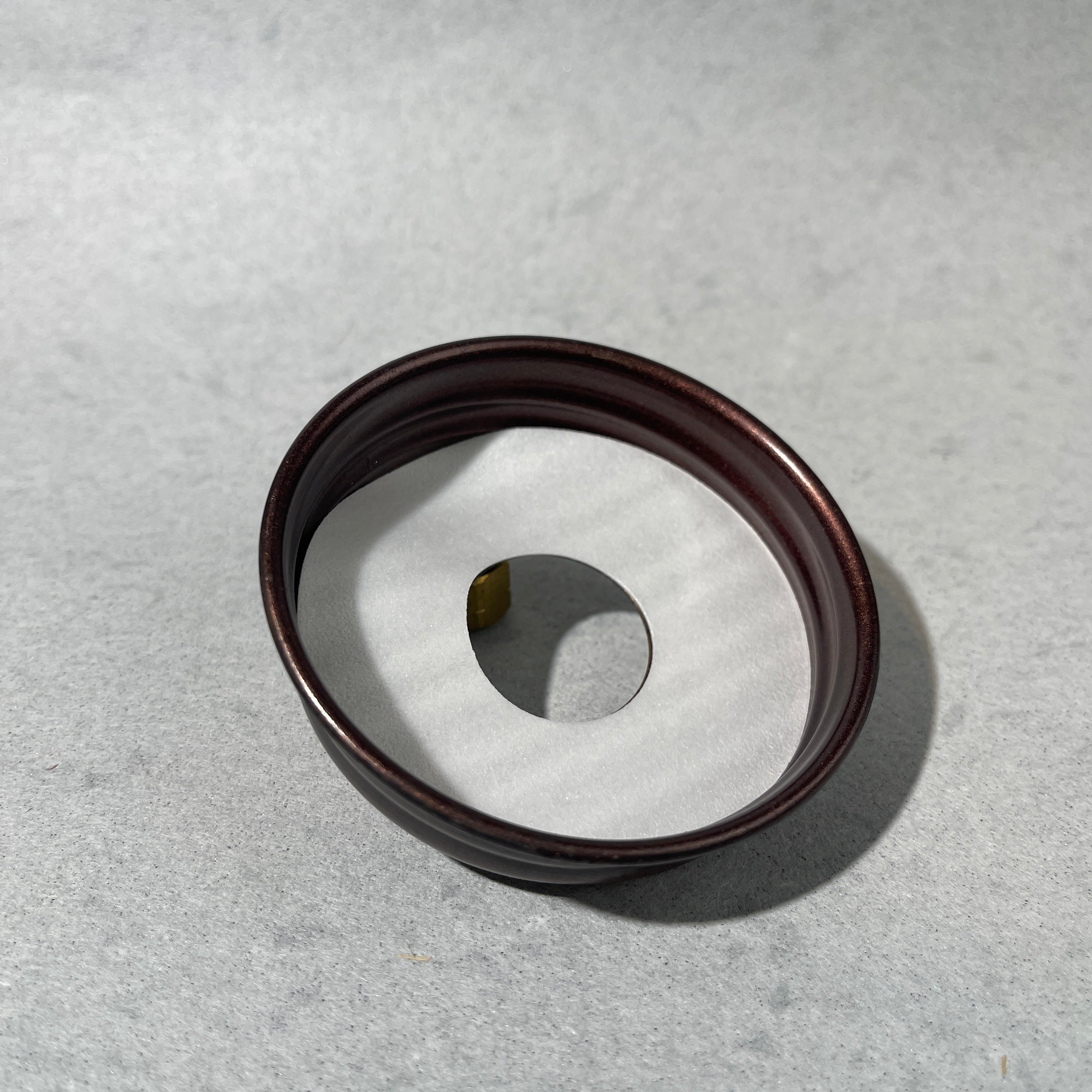 bronze finish steel mason jar pump adapter lid with hole