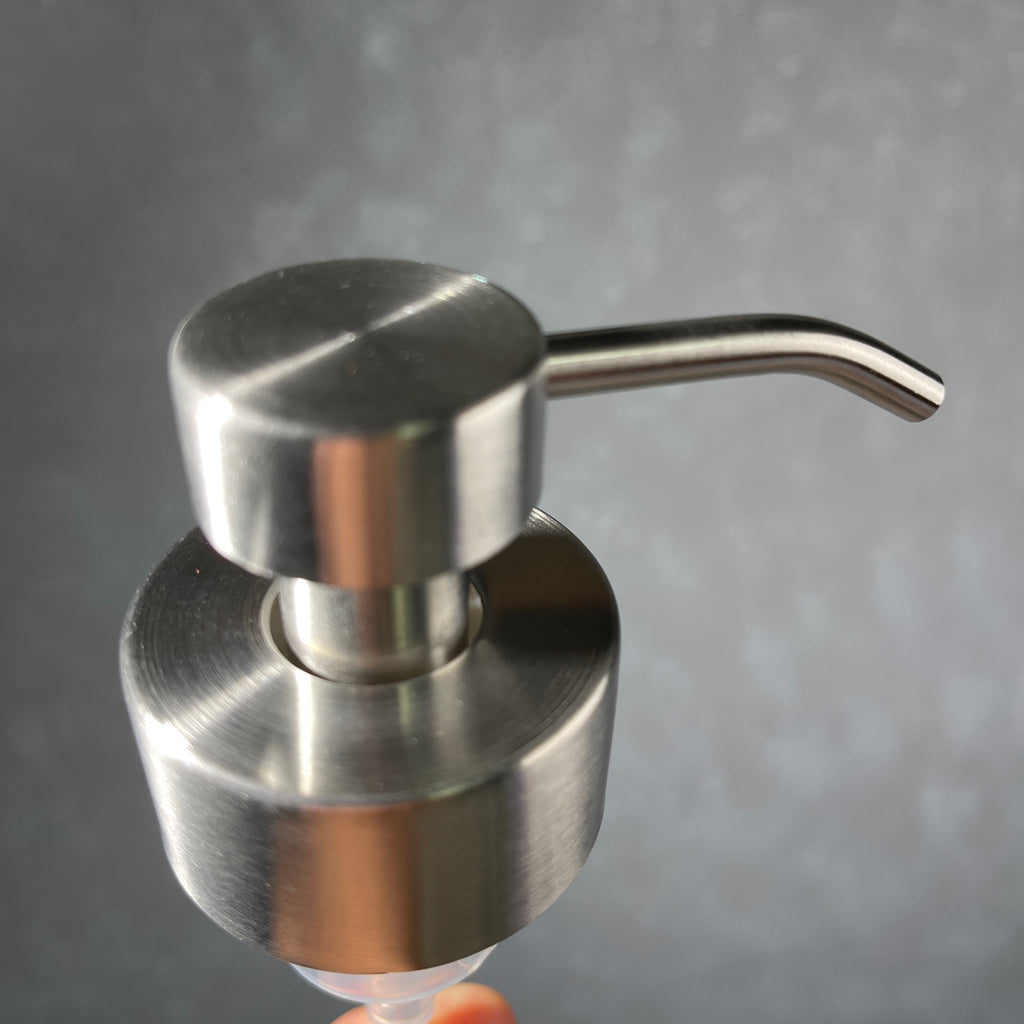 foaming soap pump head stainless steel