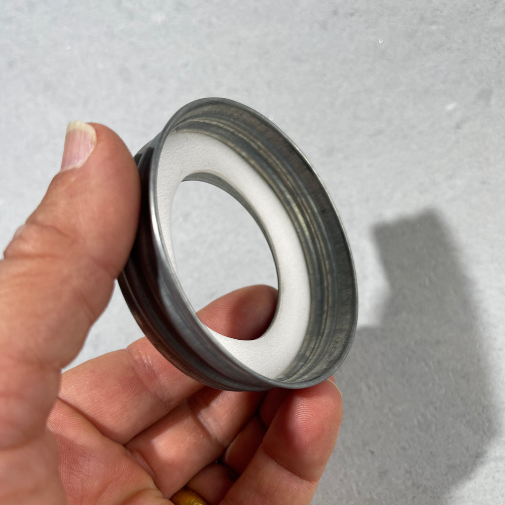 mason jar adapter lid galvanized metal regular mouth