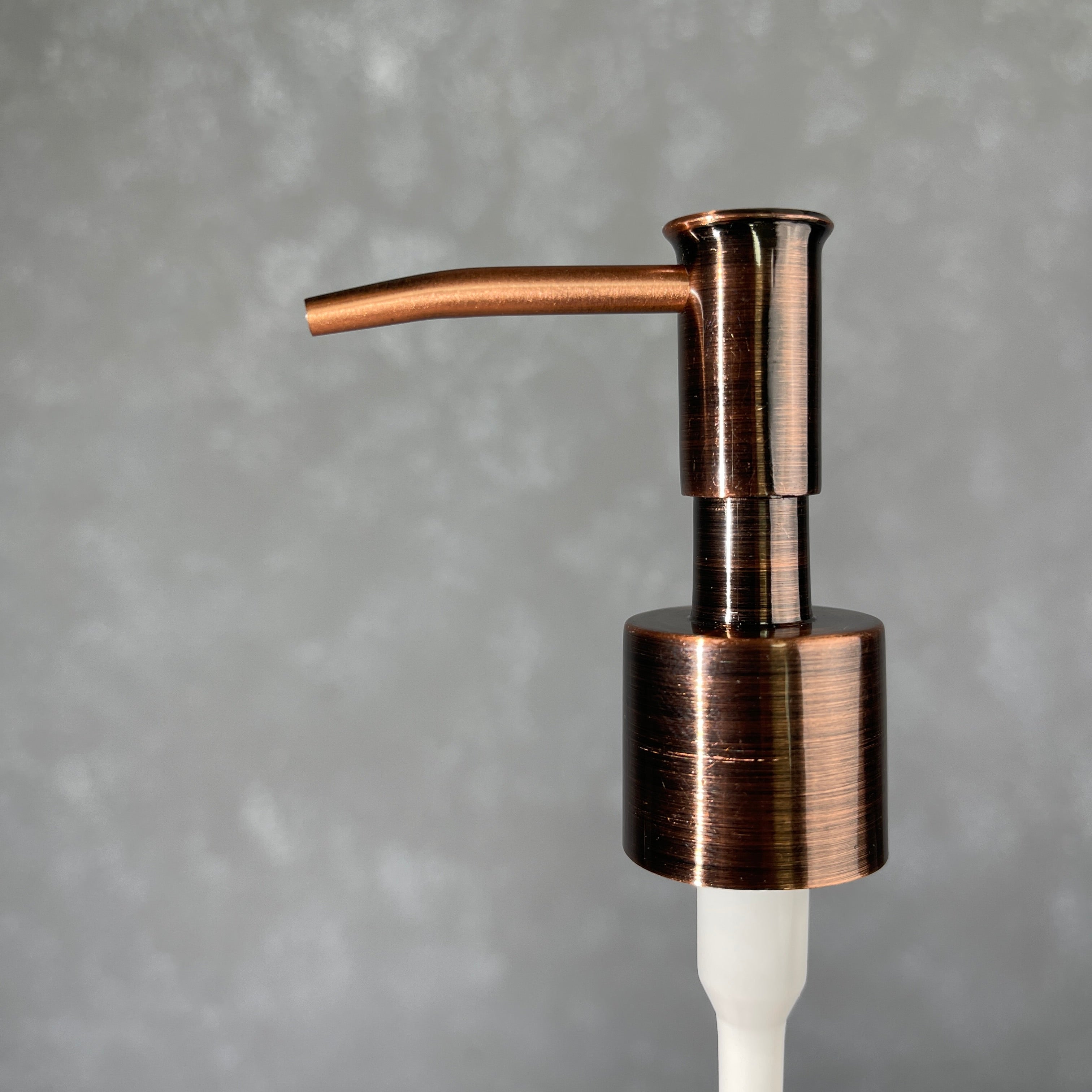 copper finish metal 24-410 size skinny head soap or lotion pump 1 cc size dispensing