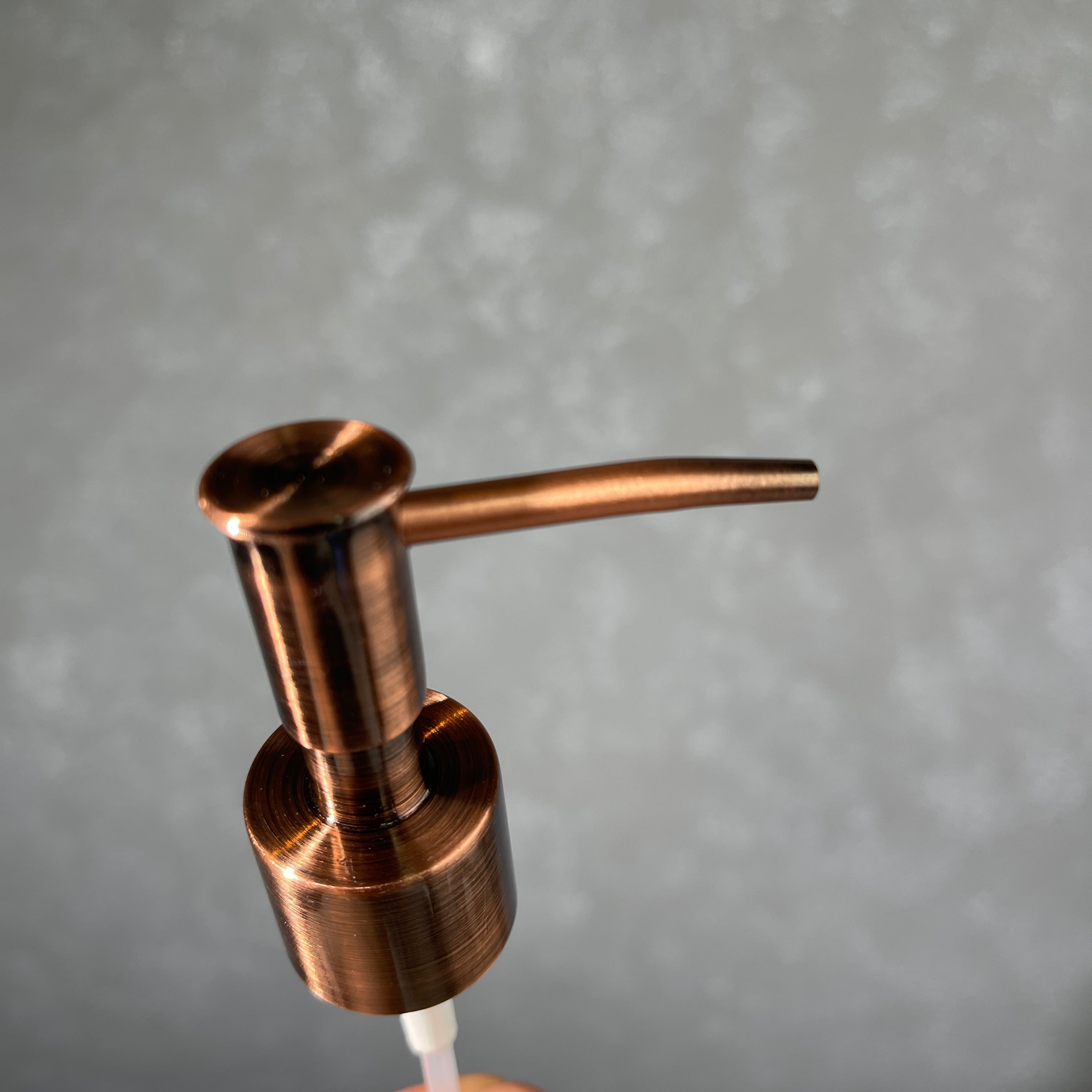 copper finish metal 24-410 size skinny head soap or lotion pump 1 cc size dispensing