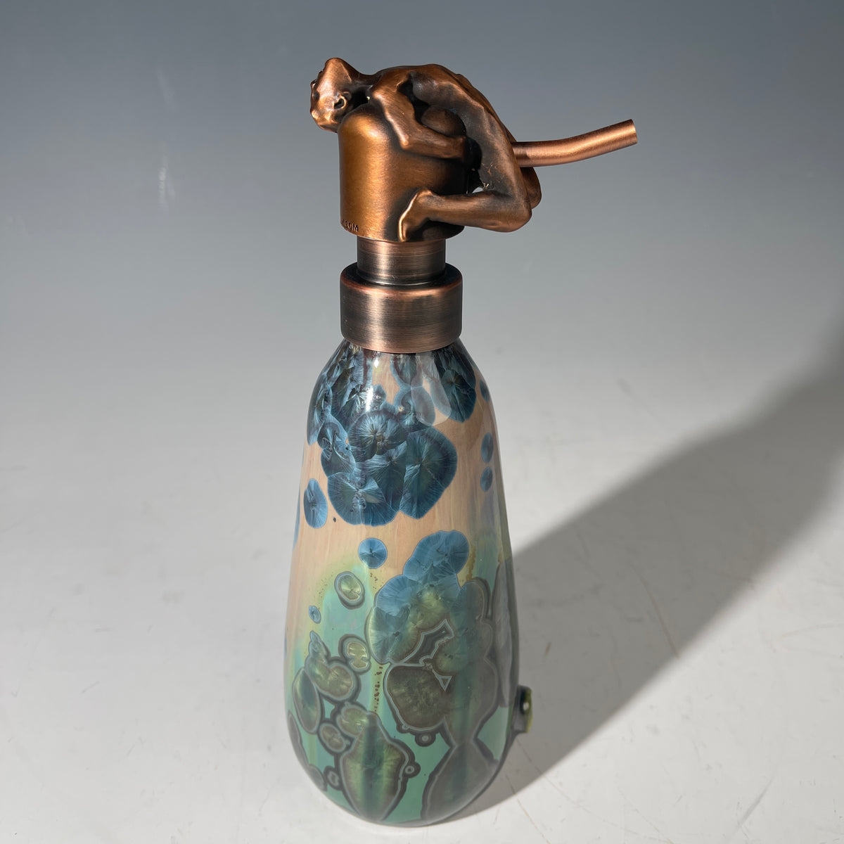 happy man soap pump artwork by Adam and Hong Rubinstein