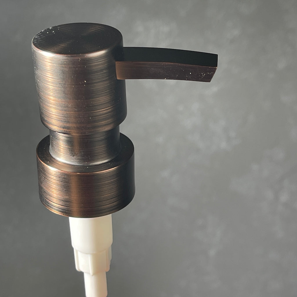 soap pump bronze heavy duty flat head