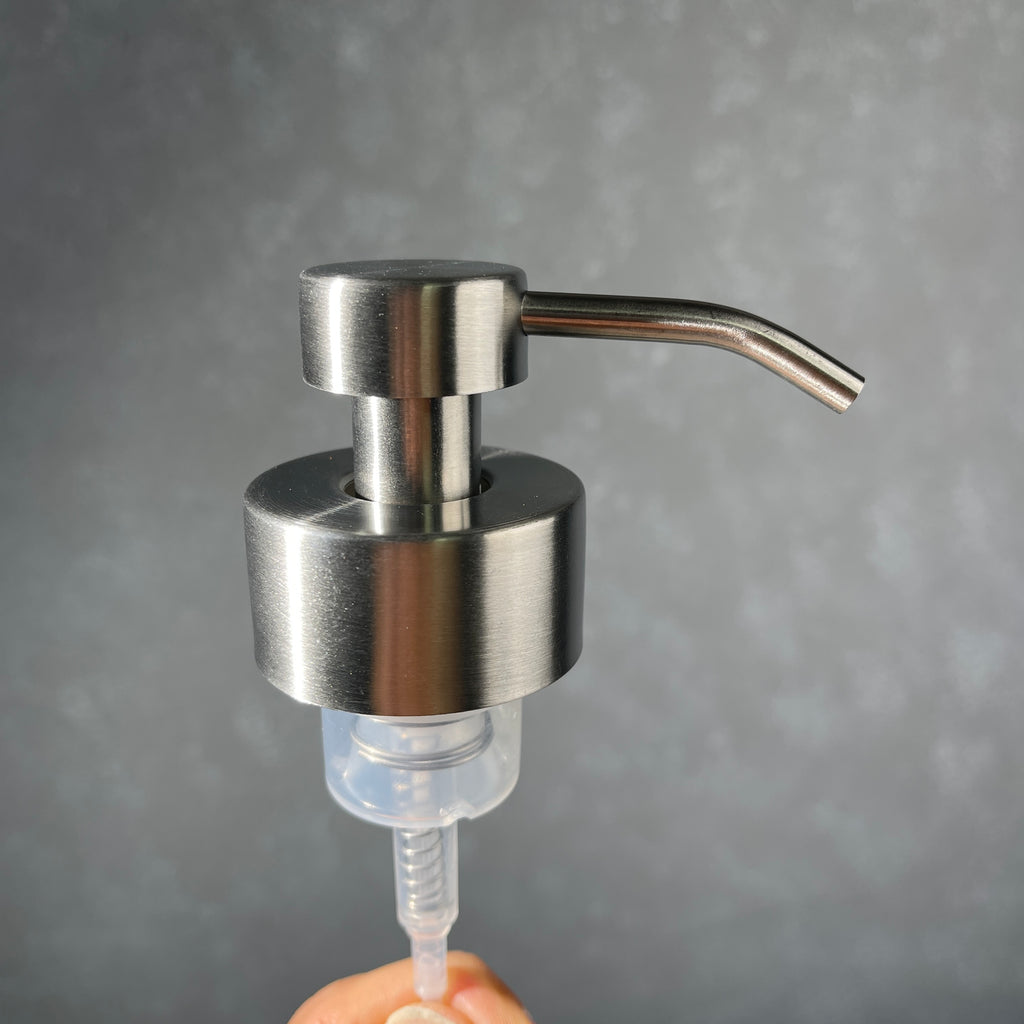 foaming soap pump head stainless steel