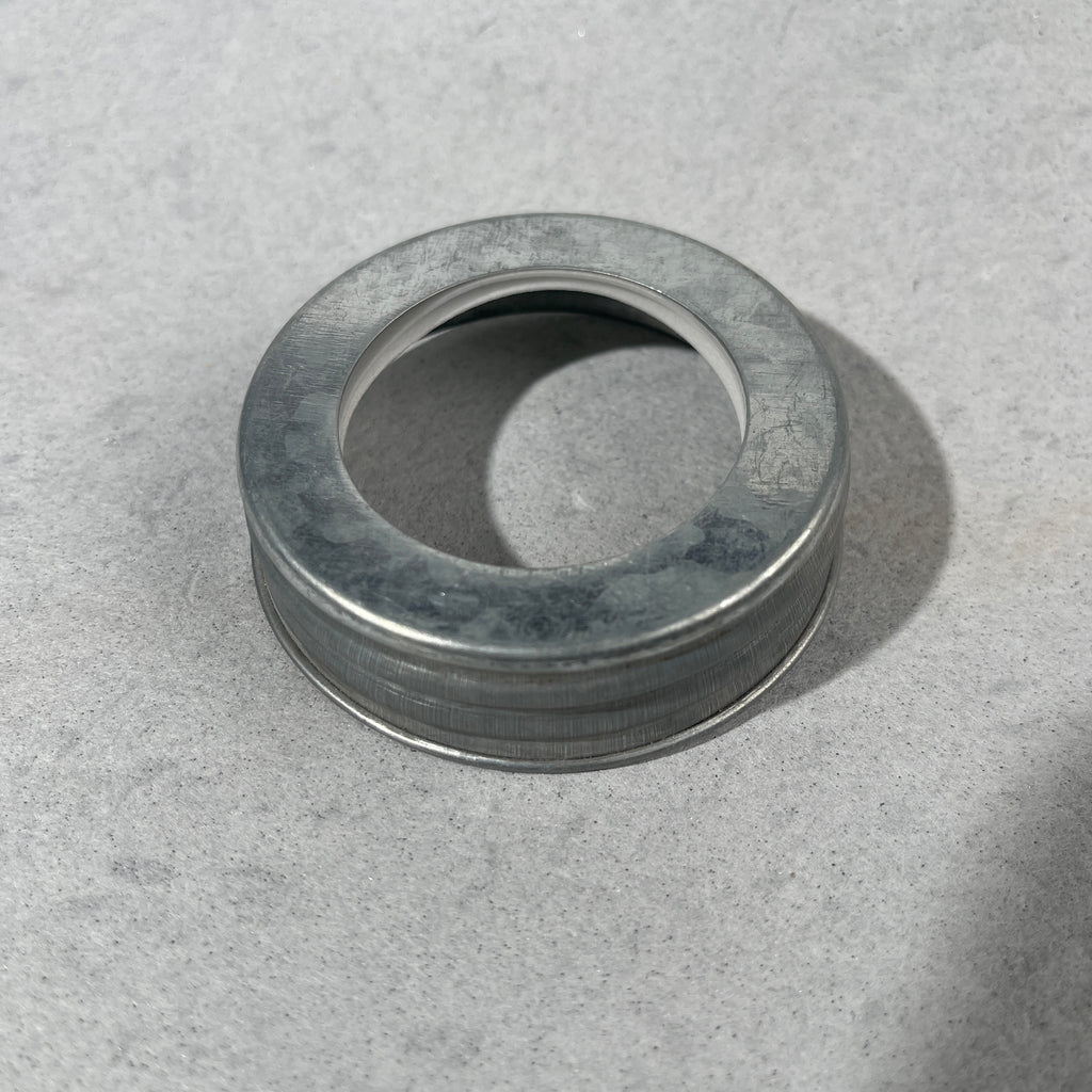 mason jar adapter lid galvanized metal regular mouth