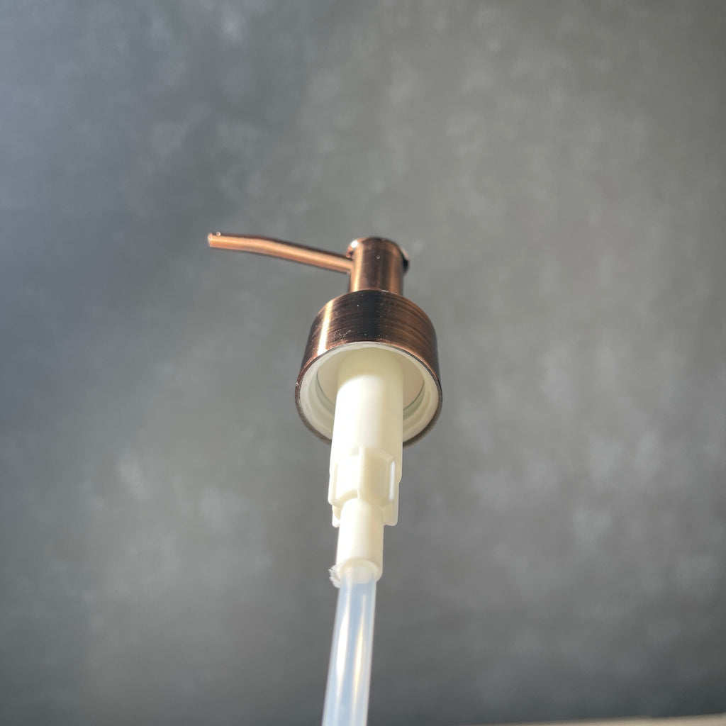Soap Dispenser pump Classic Skinny Head - Copper Finish