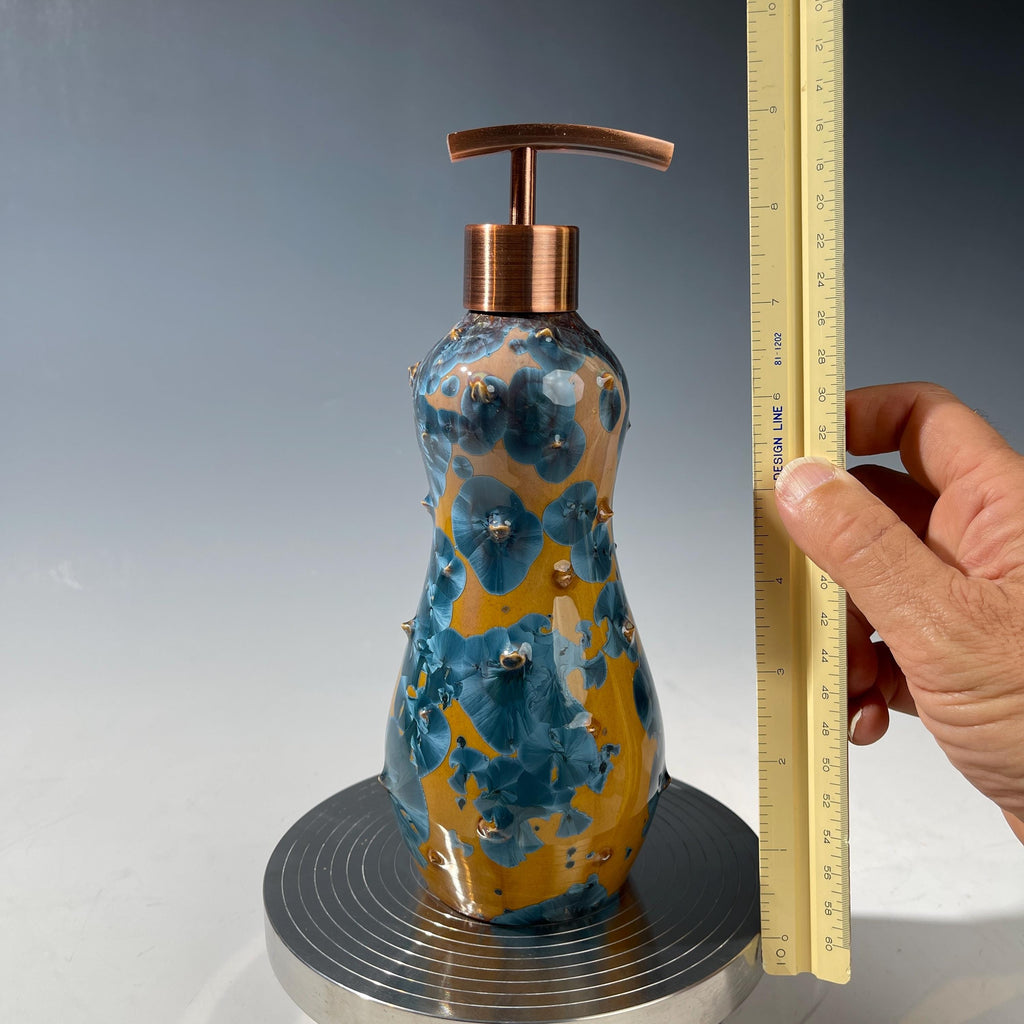 Soap Pump, Lotion and hand soap dispenser, effusive attractive smile sparkle glaze