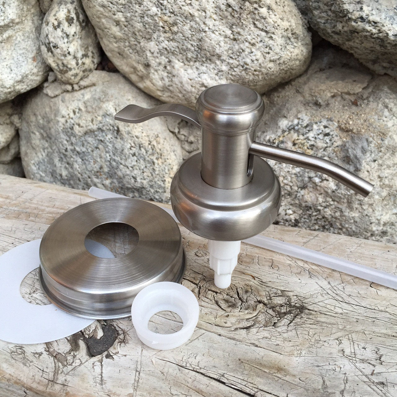 Mason Jar Soap Pump Kit Old Fashioned Well Pump 304 lid